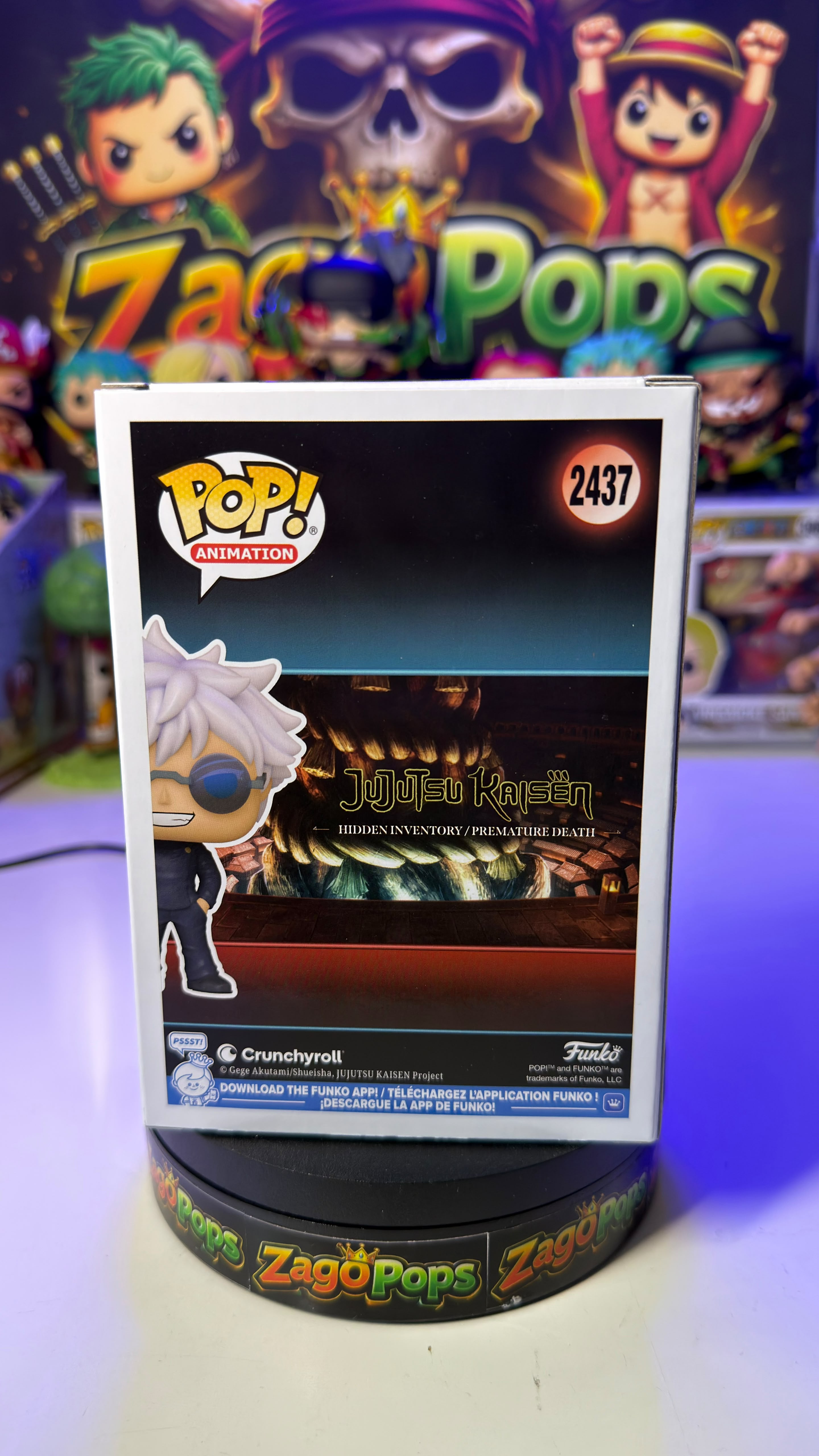 Funko Pop Satoru Gojo 2437 Jujutsu Kaisen