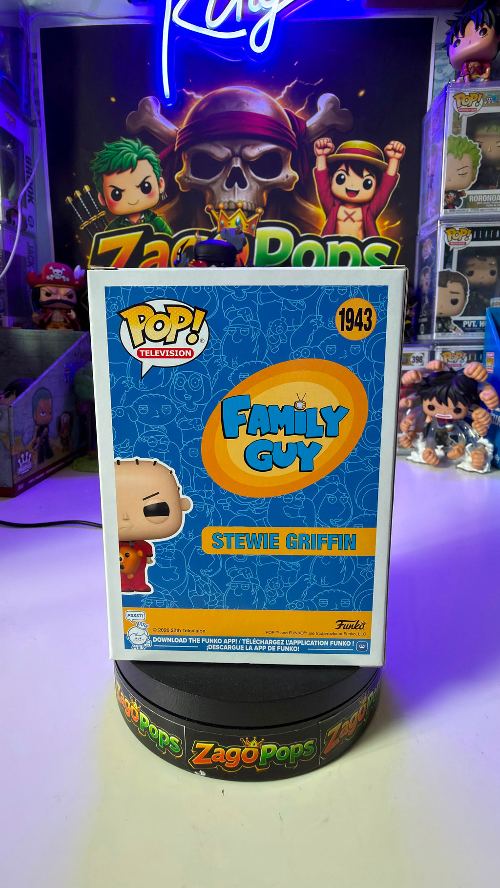 Funko Pop Stewie Griffin 1943 Family Guy