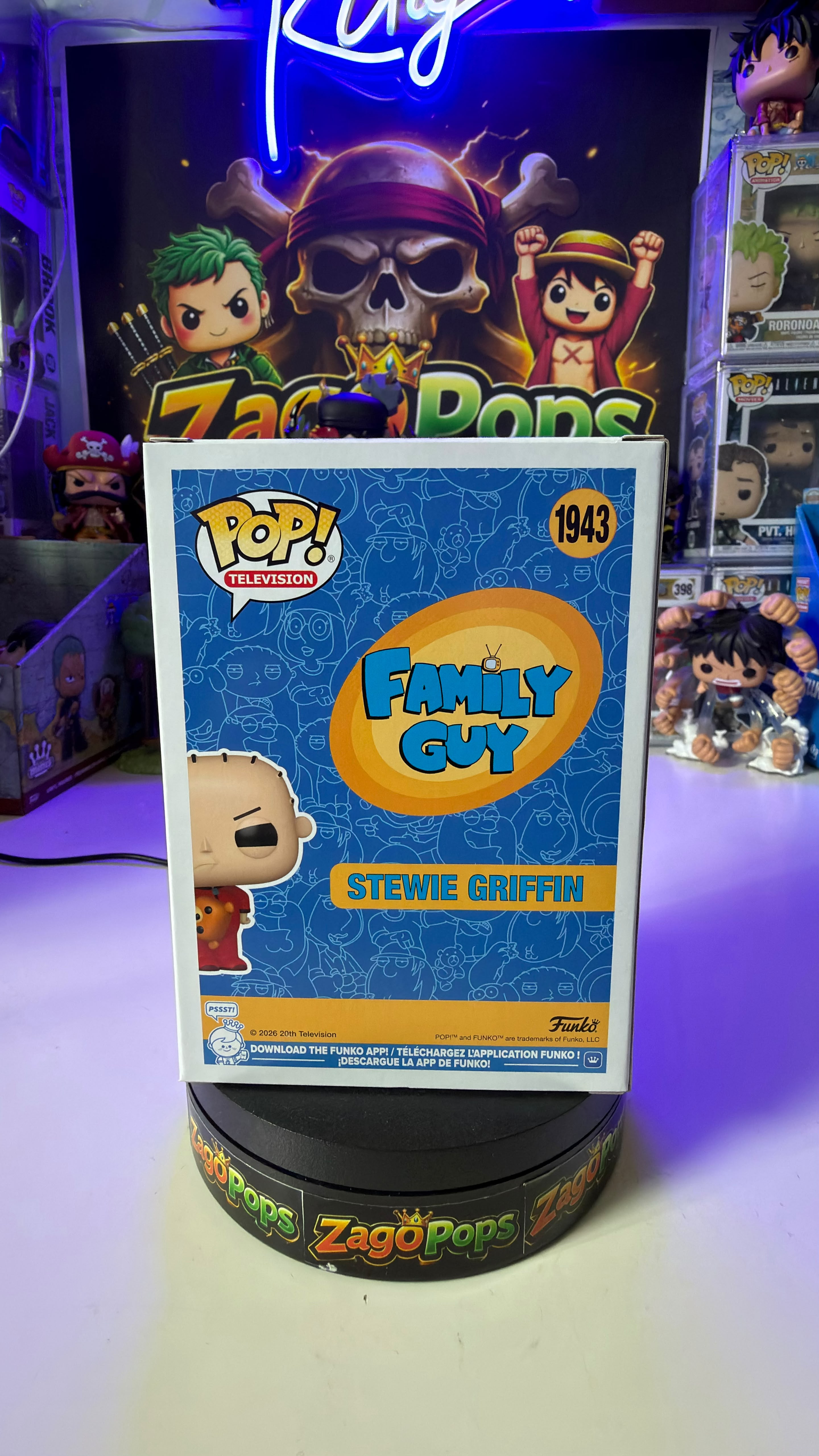 Funko Pop Stewie Griffin 1943 Family Guy