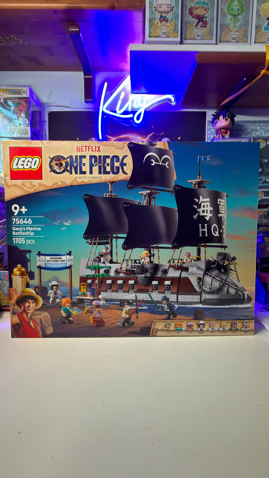Lego Garp's Marine Battleship One Piece Netflix