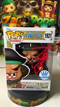 Funko Pop Marshall D. Teach 1921 One Piece Signed Jap Voice Akio Otsuka