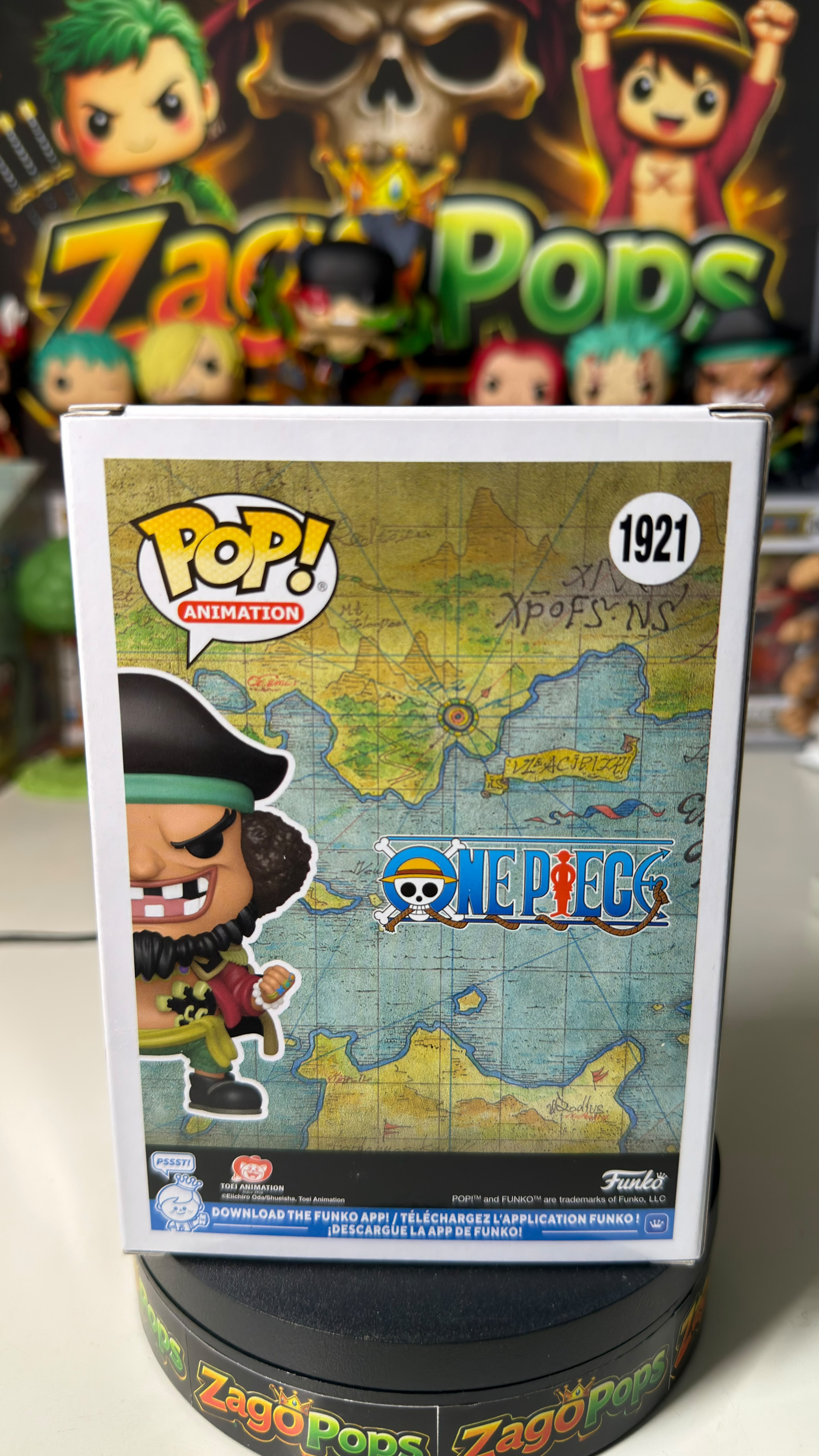 Funko Pop Marshall D. Teach 1921 One Piece Signed Jap Voice Akio Otsuka