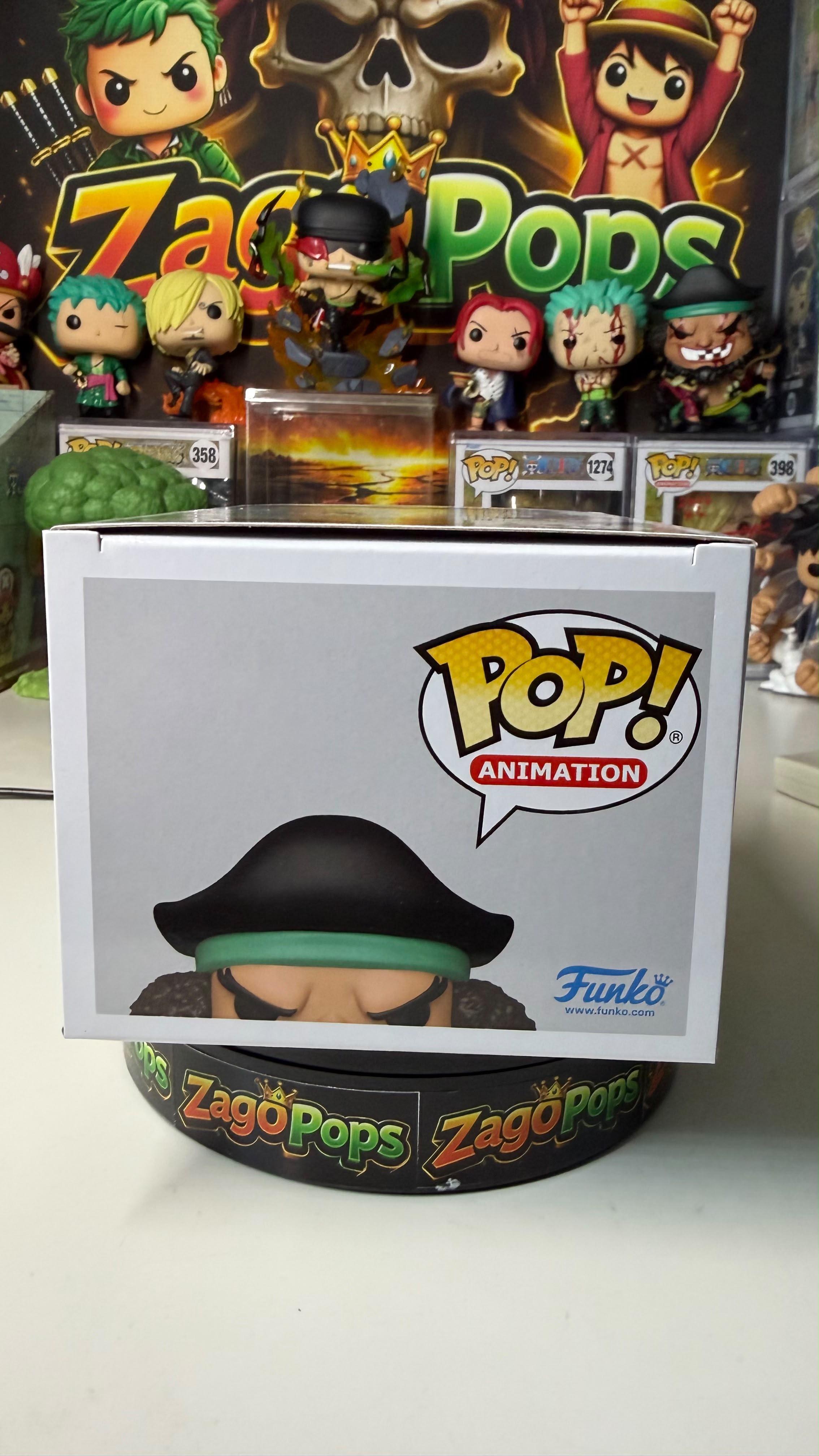 Funko Pop Marshall D. Teach 1921 One Piece Signed Jap Voice Akio Otsuka