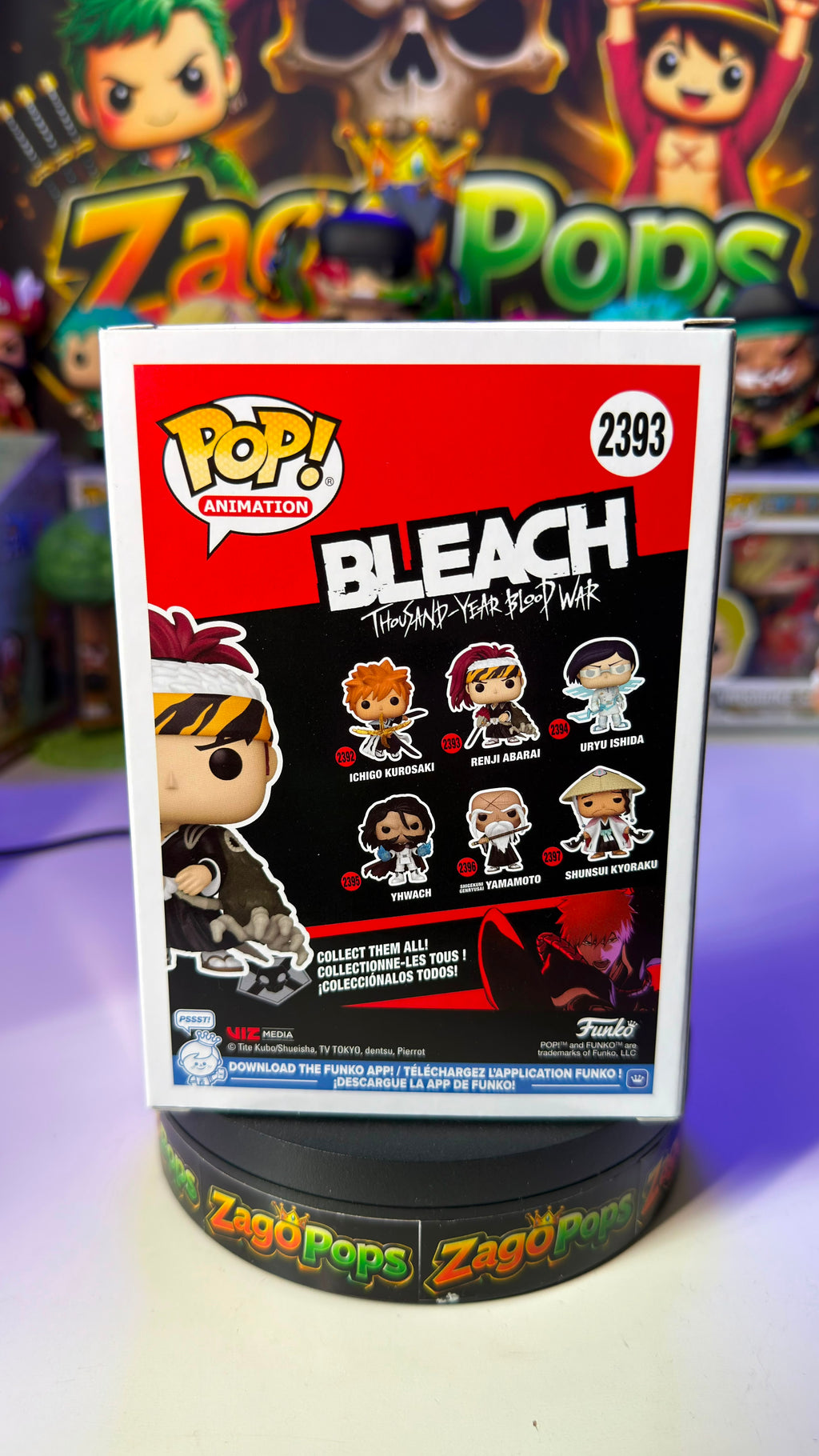 Funko Pop Renji Abarai 2393 Bleach
