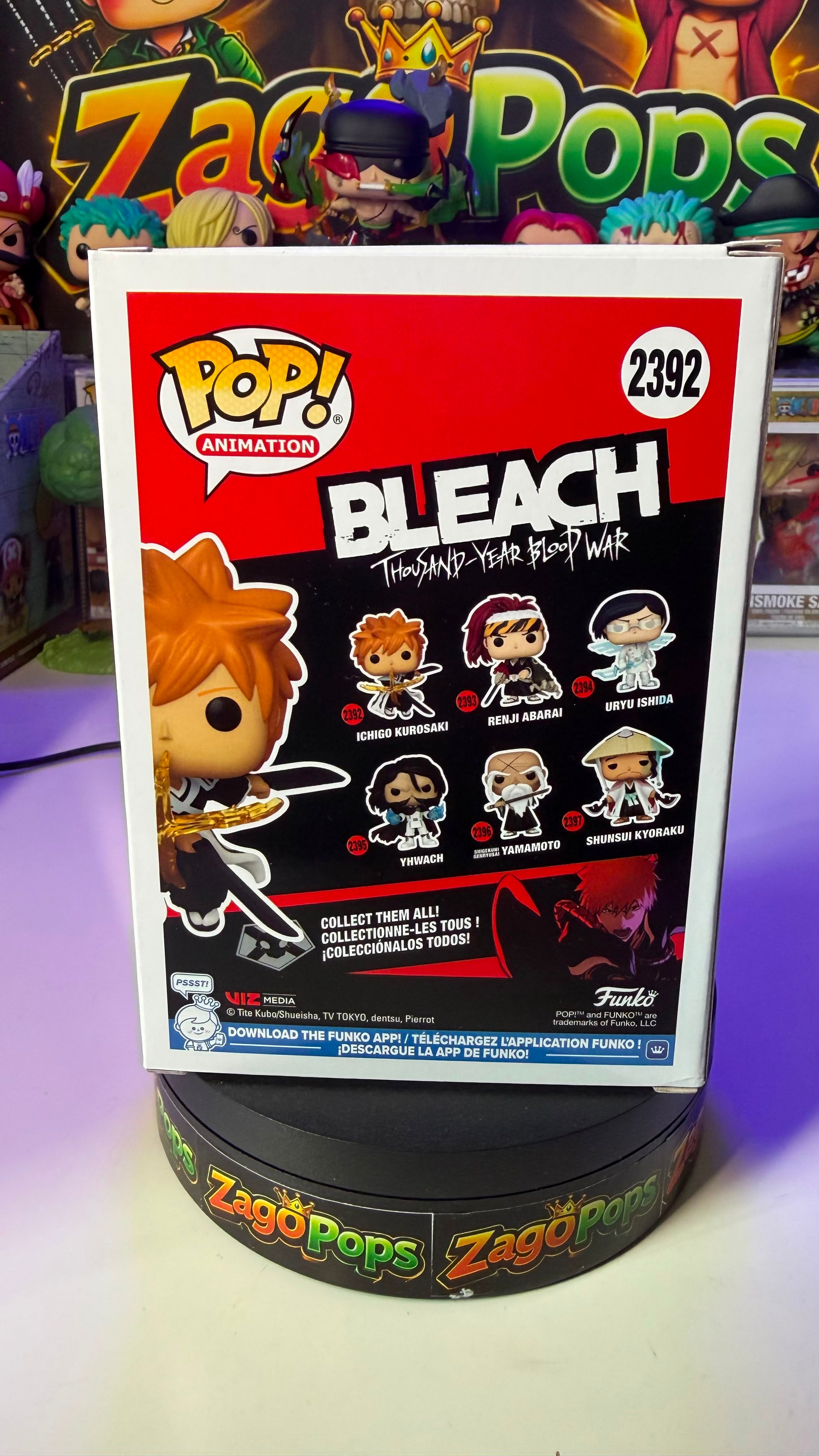Funko Pop Ichigo Kurosaki 2392 Bleach