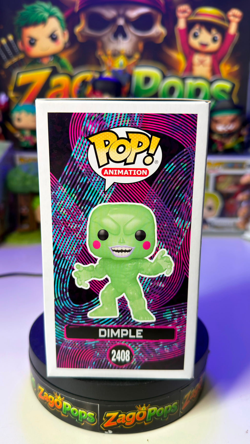 Funko Pop Dimple 2408 Glows in the Dark MobPsycho