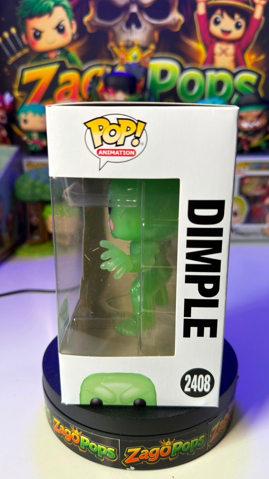 Funko Pop Dimple 2408 Glows in the Dark MobPsycho
