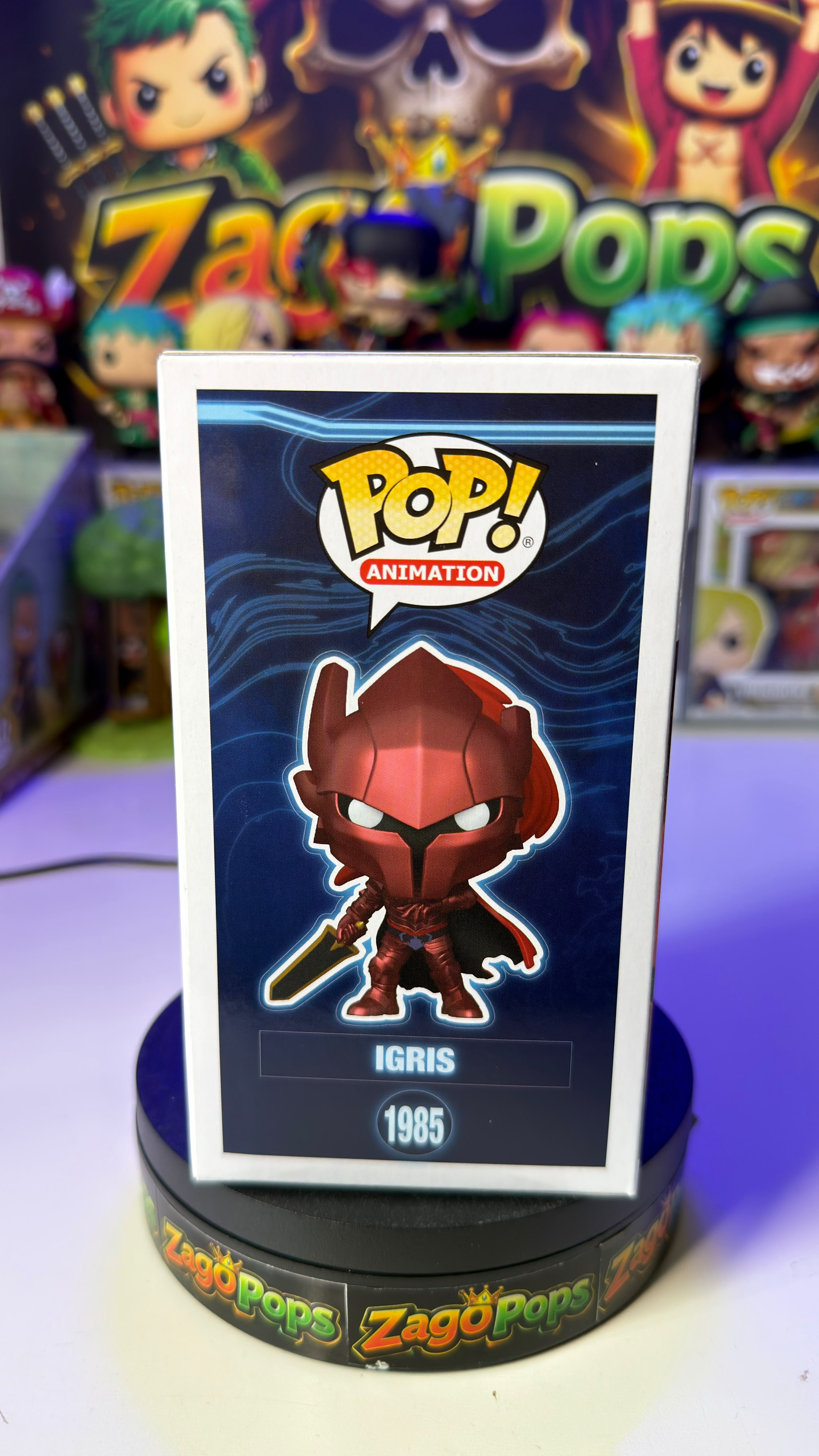 Funko Pop Igris 1985 Metallic Chase Solo Leveling