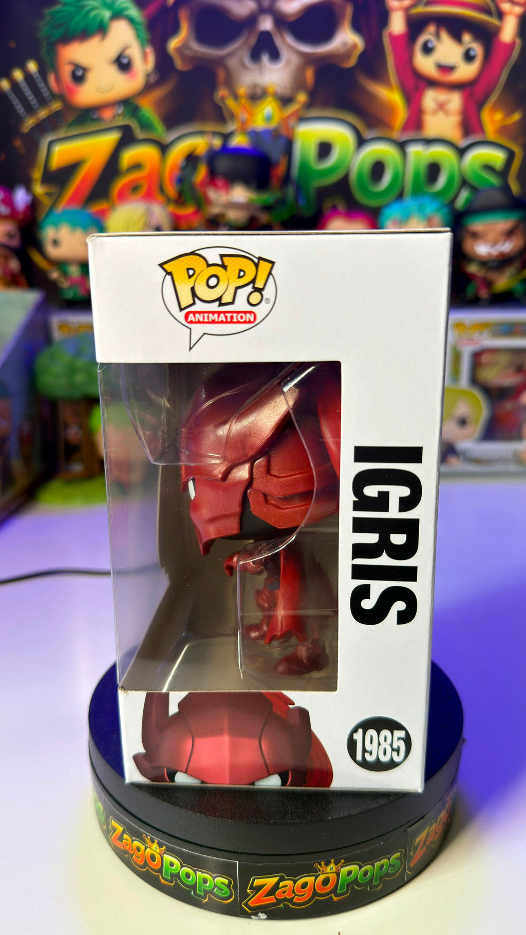 Funko Pop Igris 1985 Metallic Chase Solo Leveling