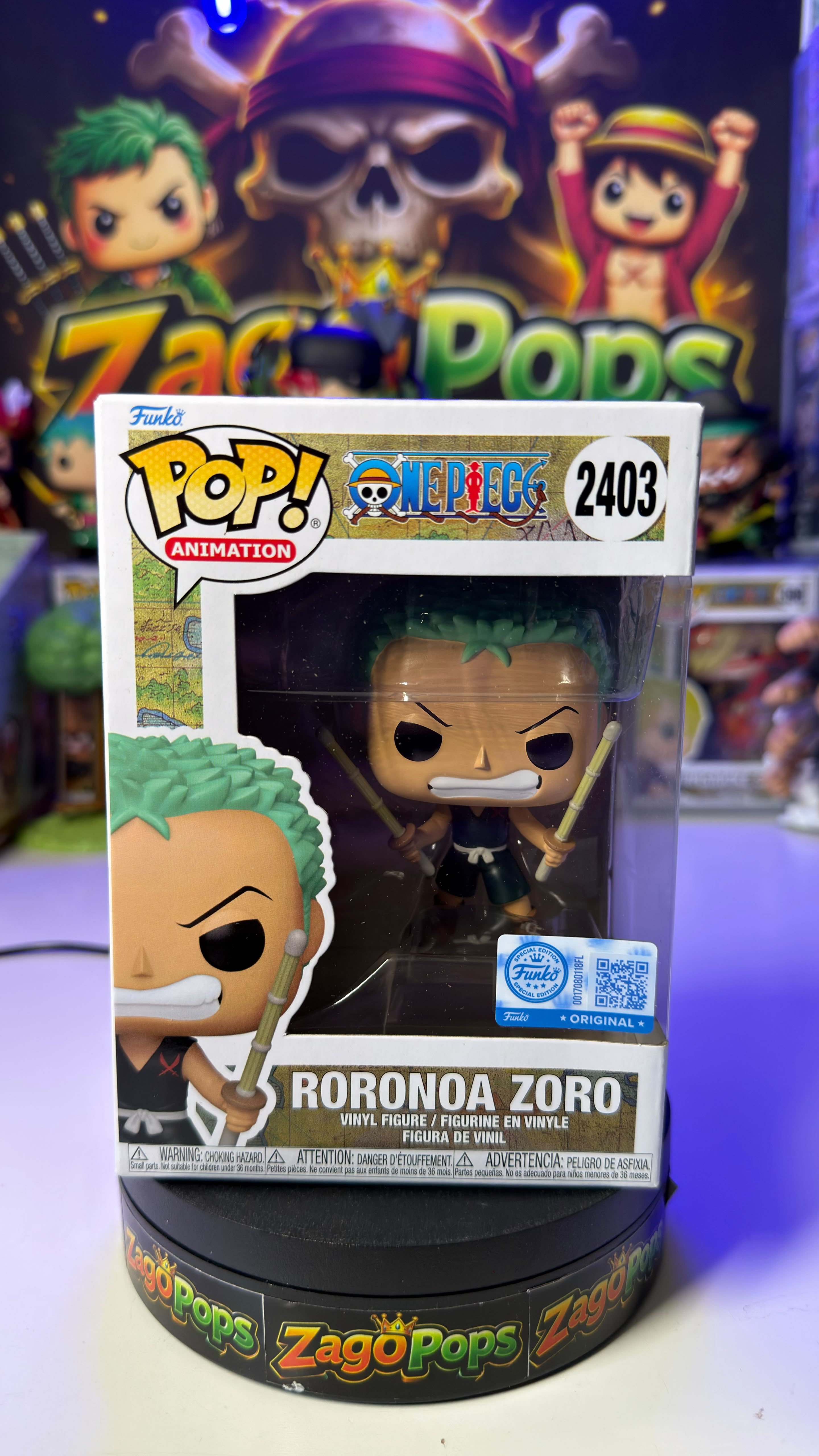 Funko Pop Roronoa Zoro 2403 One Piece