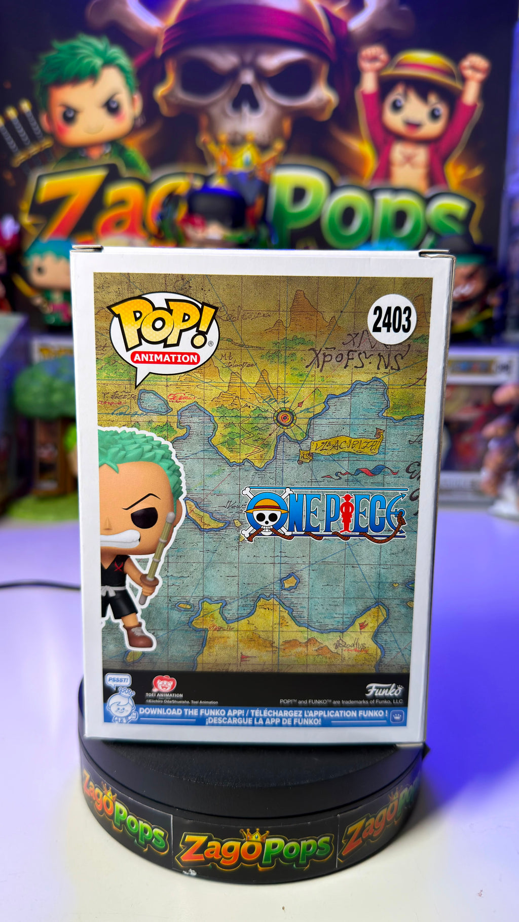 Funko Pop Roronoa Zoro 2403 One Piece