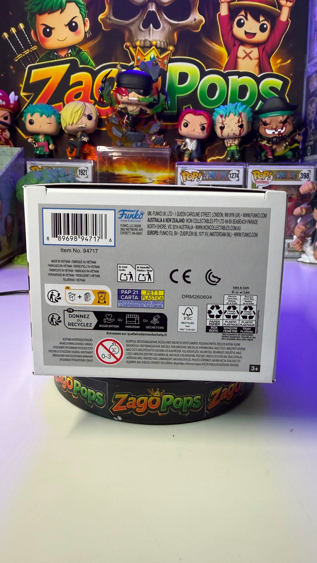 Funko Pop Roronoa Zoro 2403 One Piece