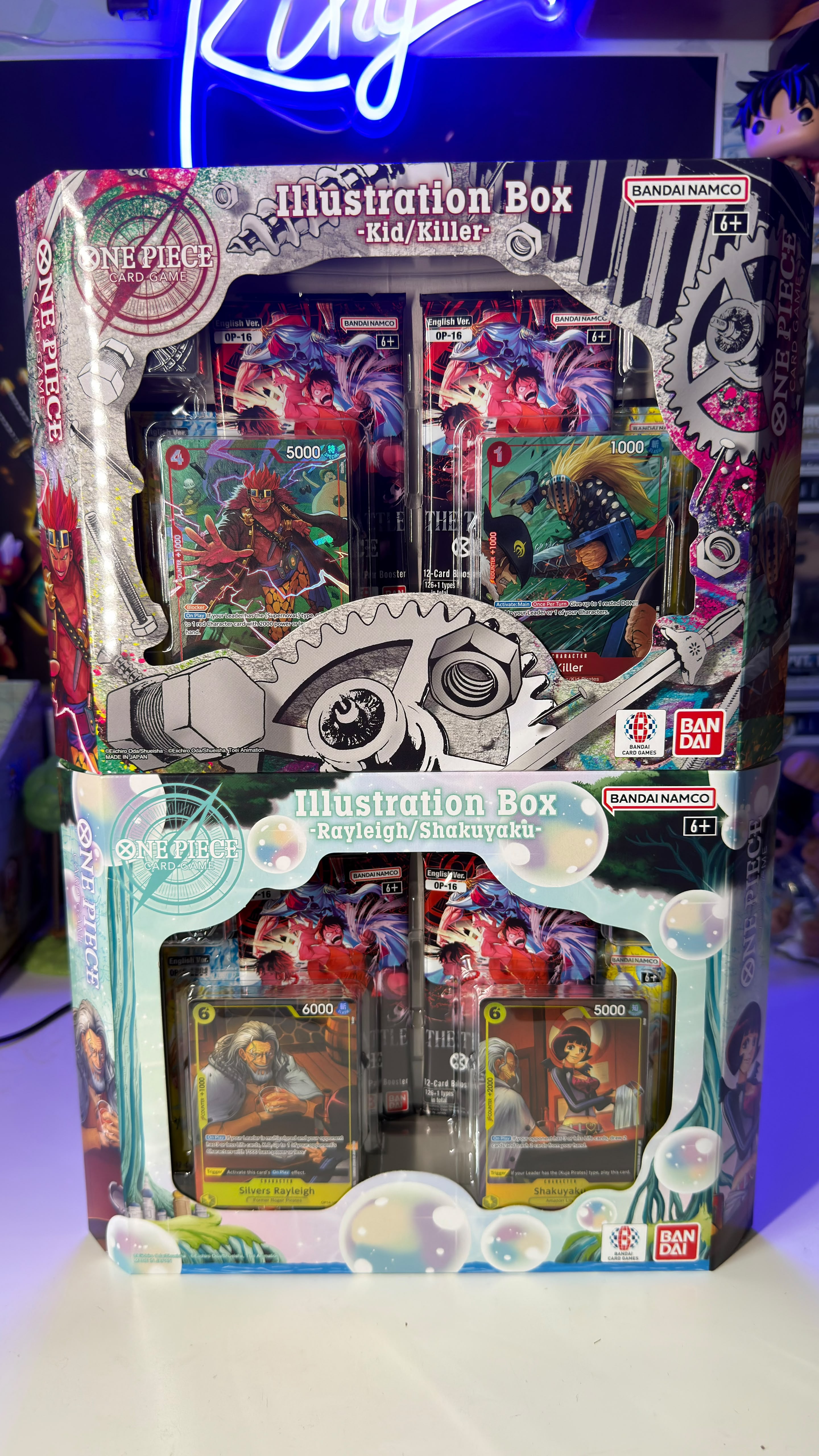 Card Game TCG One Piece Bundle Illustration Box IB-07 - IB-08 ENG