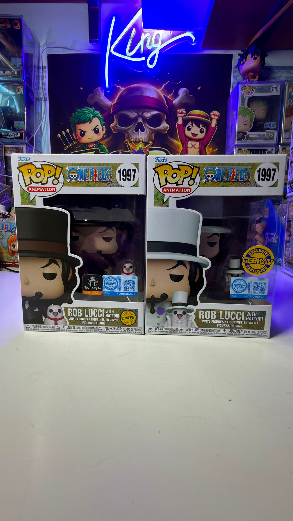 Funko Pop Bundle Rob Lucci 1997 Chase Toy Temple e Geekay One Piece