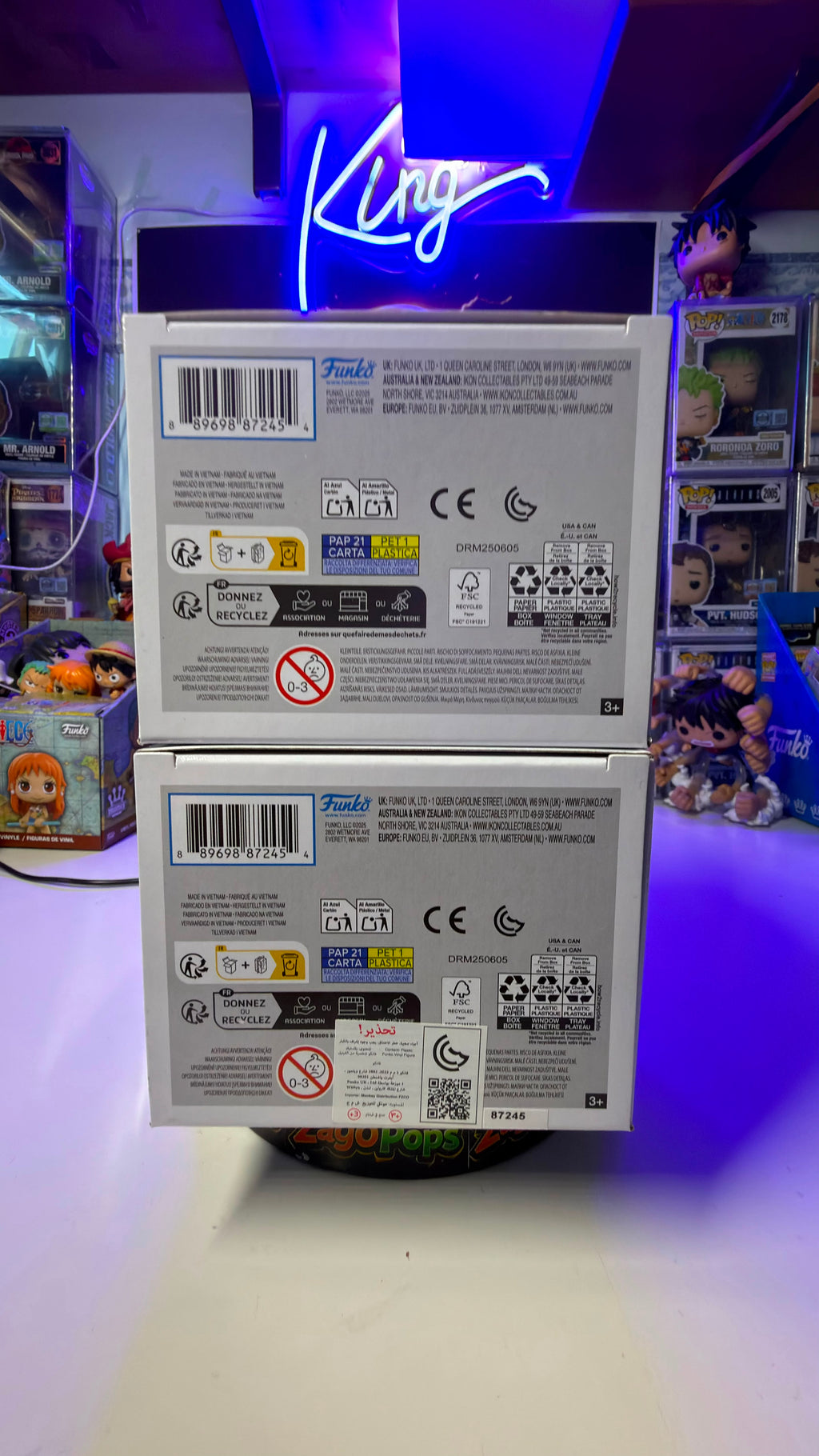 Funko Pop Bundle Rob Lucci 1997 Chase Toy Temple e Geekay One Piece