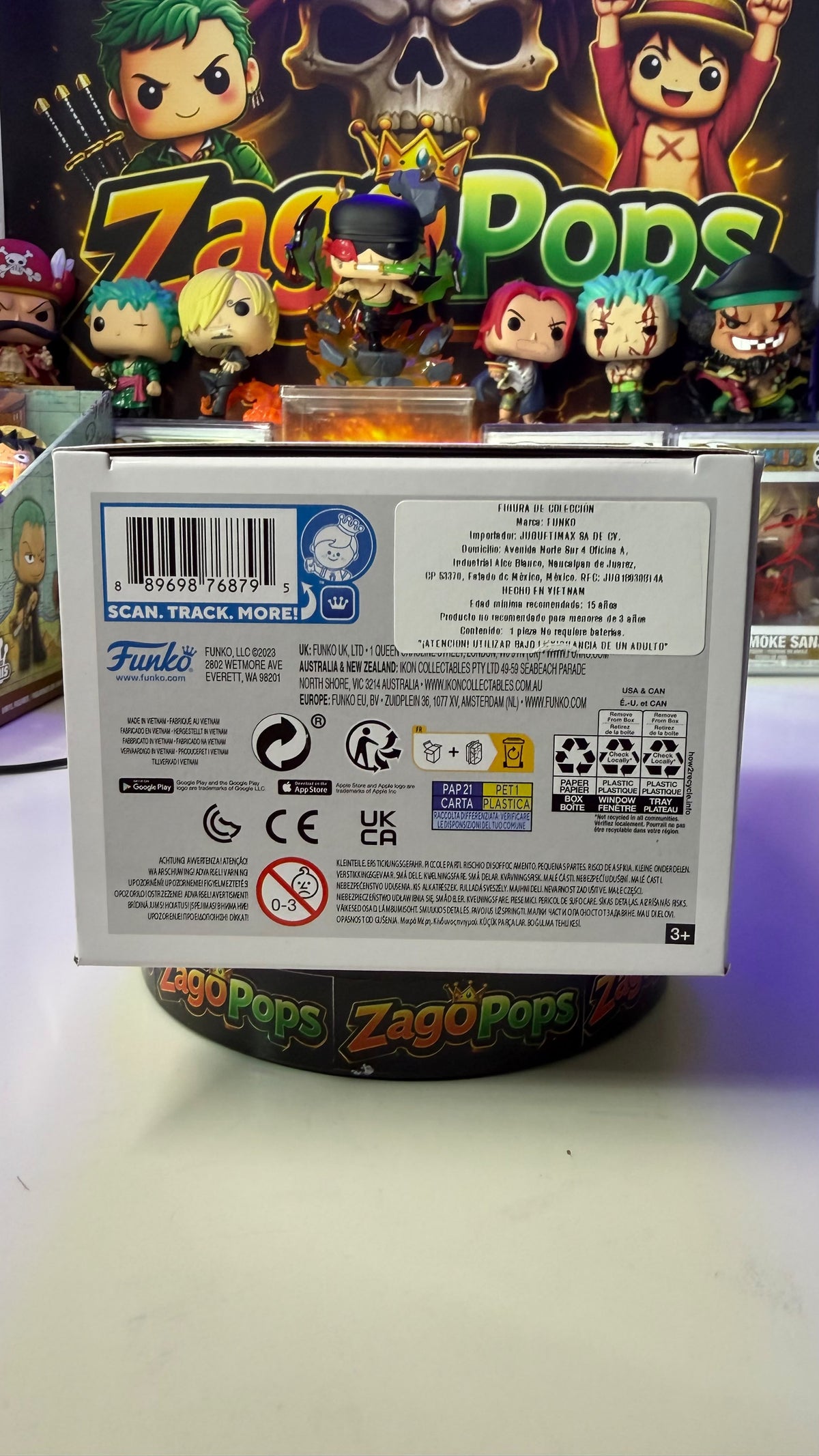 Funko Pop Roronoa Zoro 1496 CCXP24 Exclusive One Piece