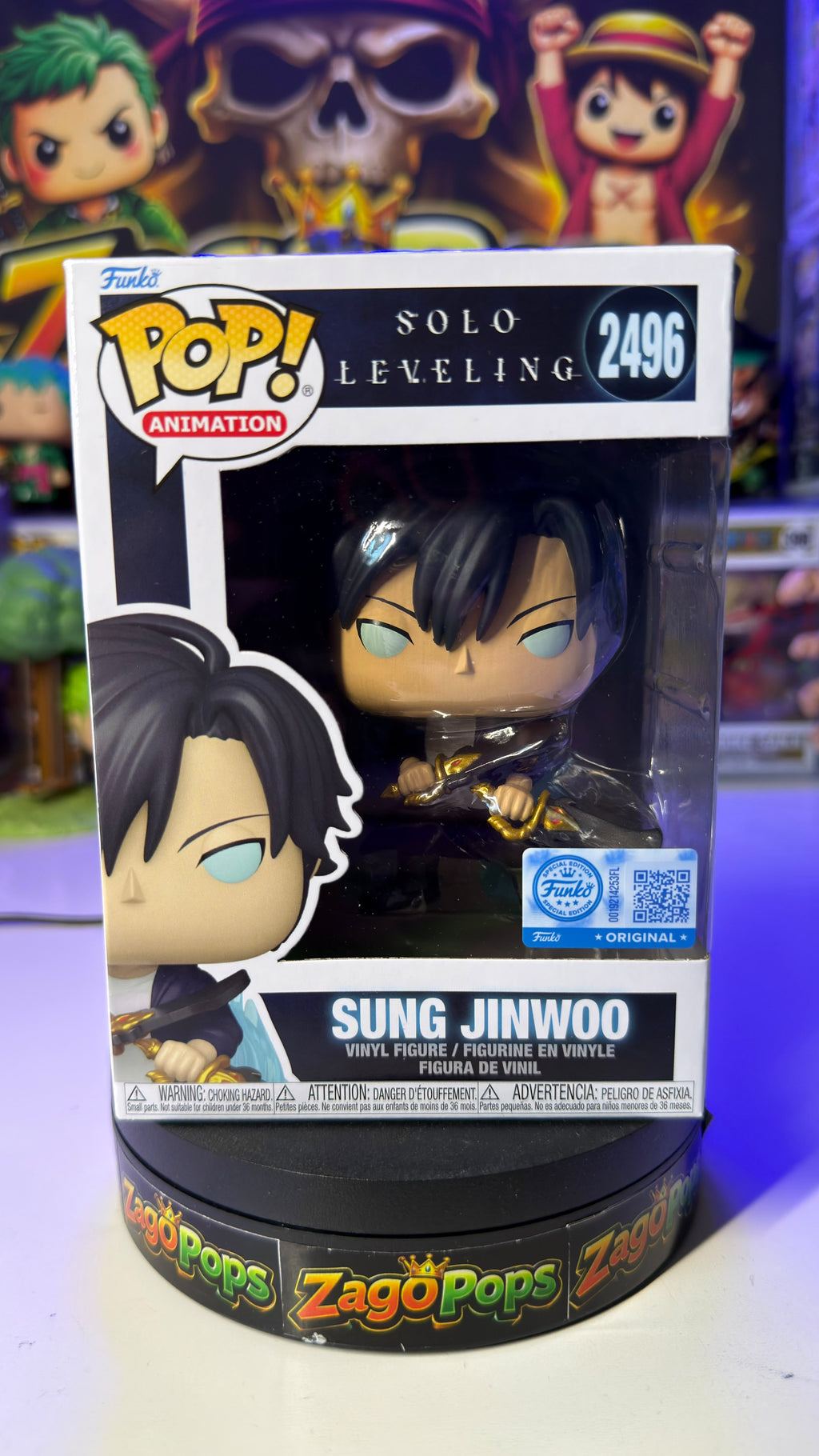 Funko Pop Sung Jinwoo 2496 Solo Leveling