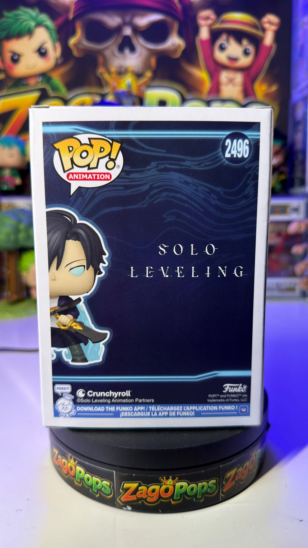 Funko Pop Sung Jinwoo 2496 Solo Leveling