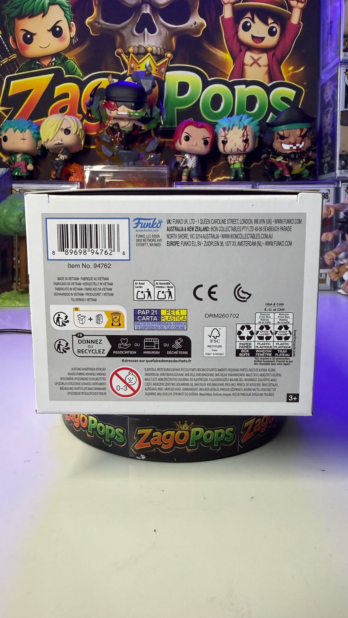Funko Pop Sung Jinwoo 2496 Solo Leveling