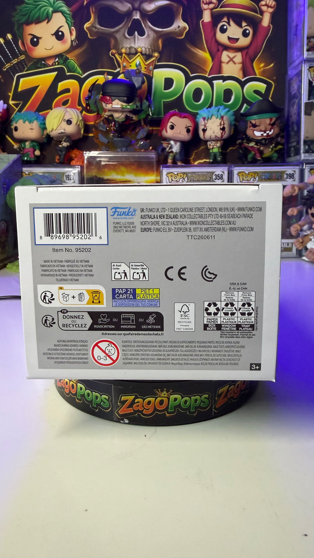 Funko Pop Ryuk 2382 Glows in the Dark Death Note