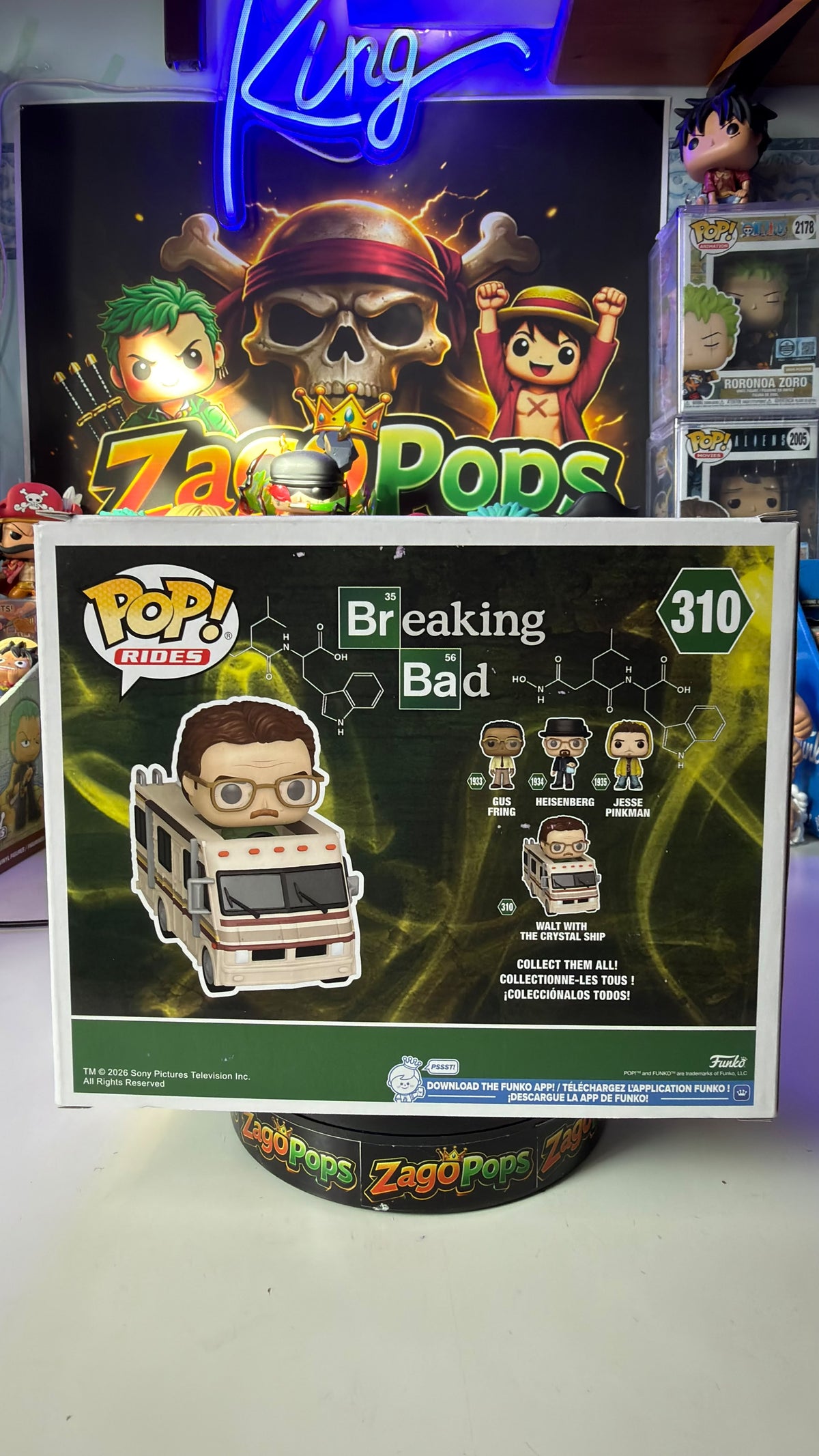 Funko Pop Walt with the Crystal Ship 310 Breaking Bad