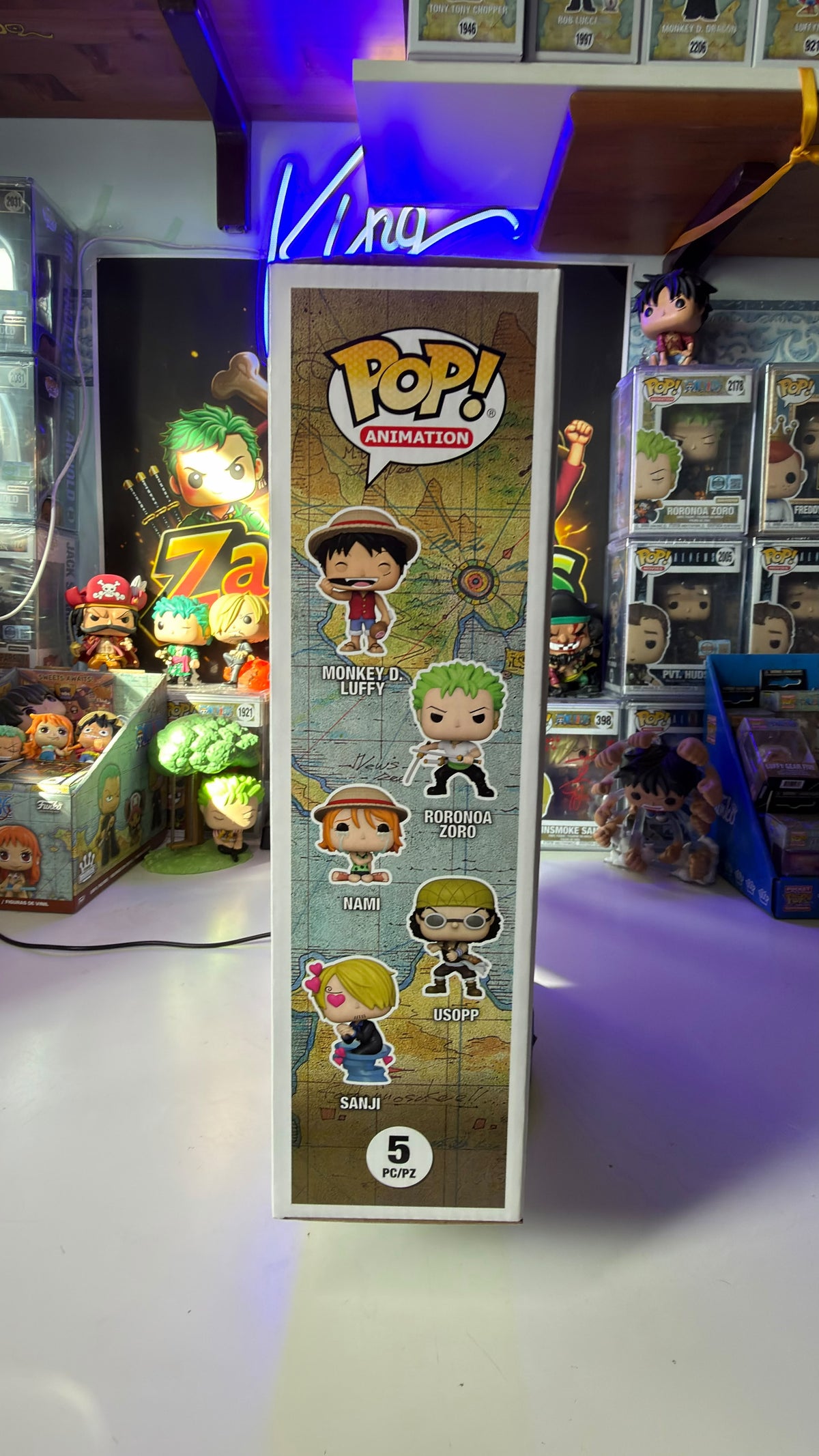 Funko Pop 5 pack One Piece Luffy Zoro Sanji Usopp Nami