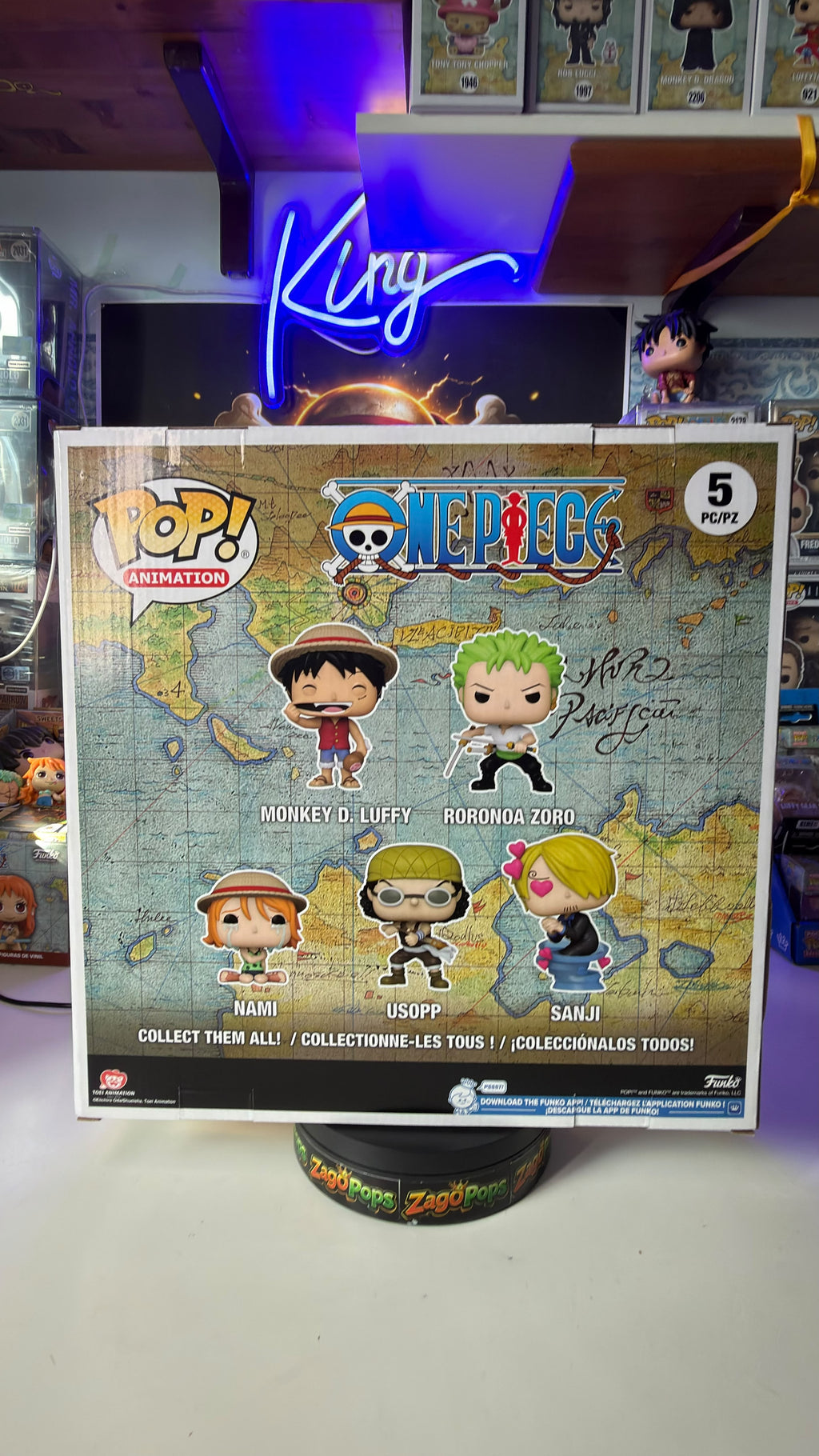 Funko Pop 5 pack One Piece Luffy Zoro Sanji Usopp Nami