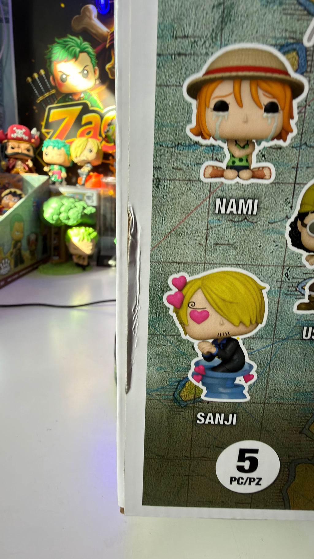 Funko Pop 5 pack One Piece Luffy Zoro Sanji Usopp Nami