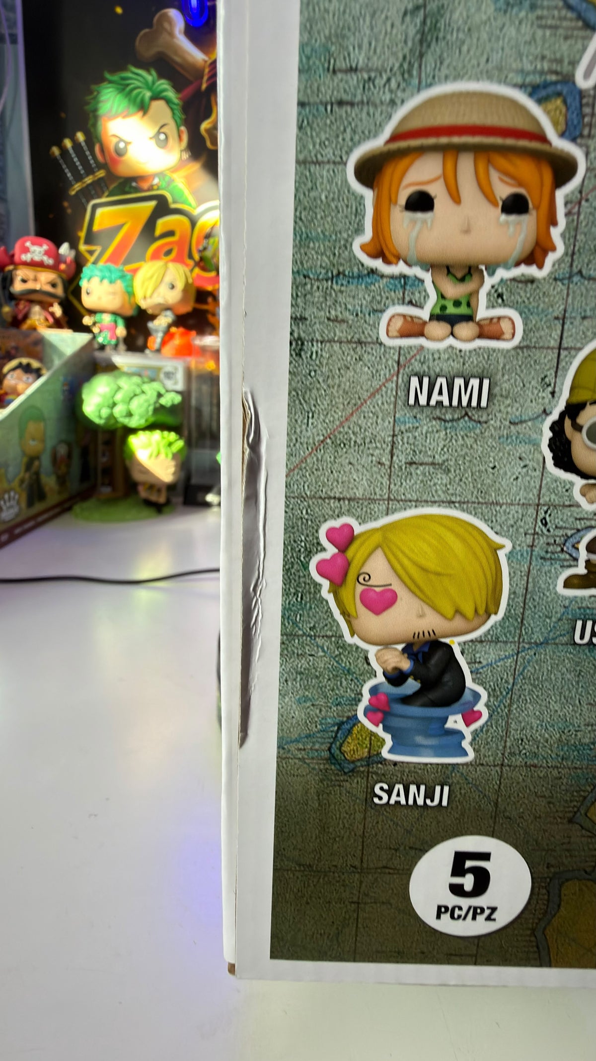 Funko Pop 5 pack One Piece Luffy Zoro Sanji Usopp Nami