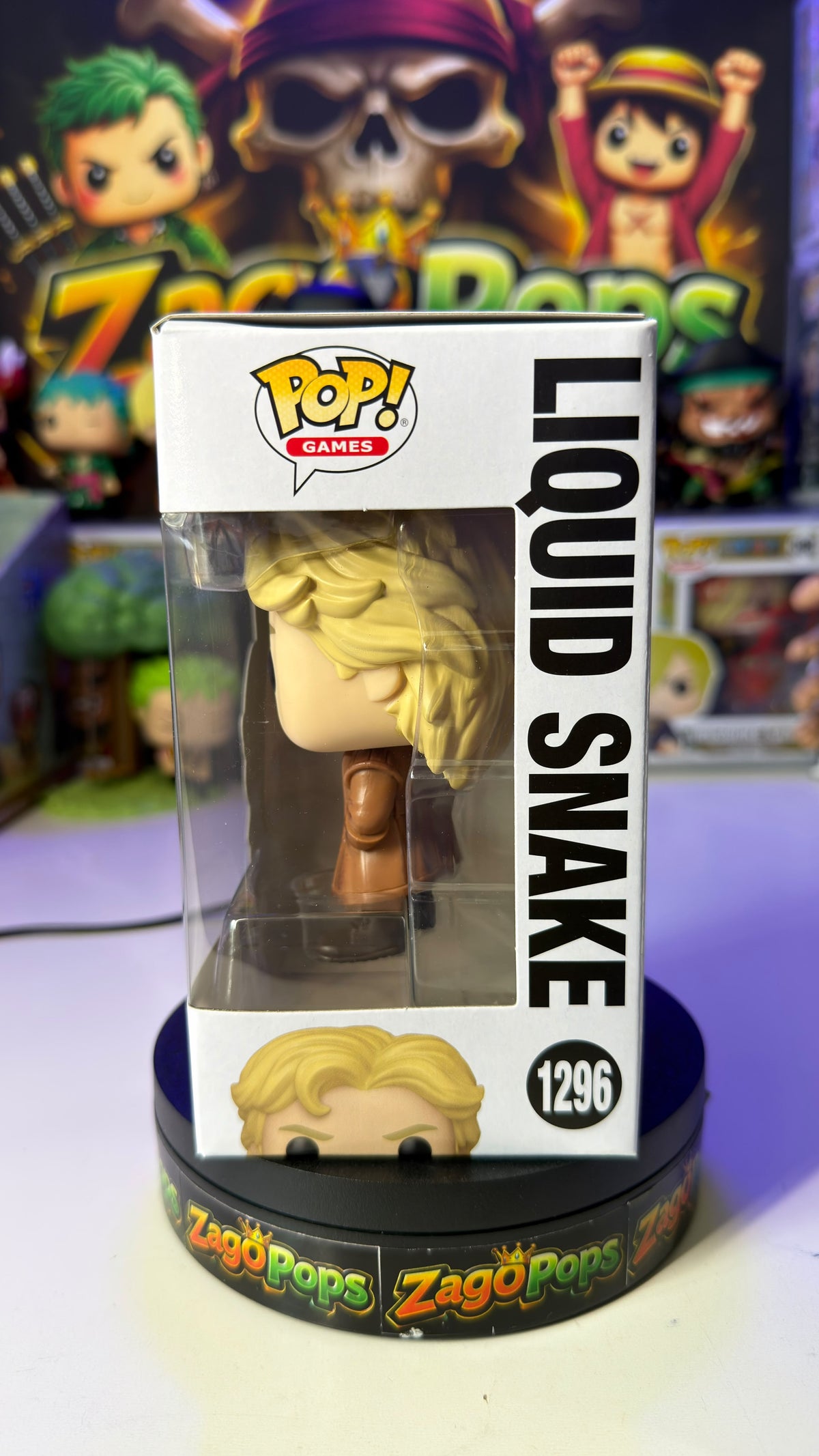 Funko Pop Liquid Snake 1296 Metal Gear Solid