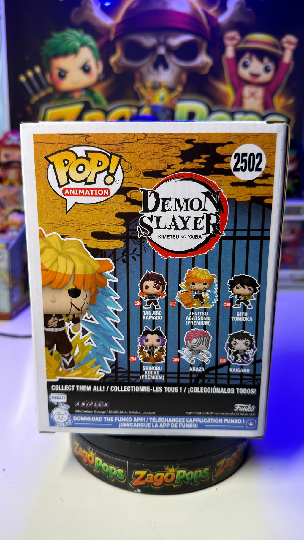 Funko Pop Zenitsu Agatsuma 2502 Demon Slayer