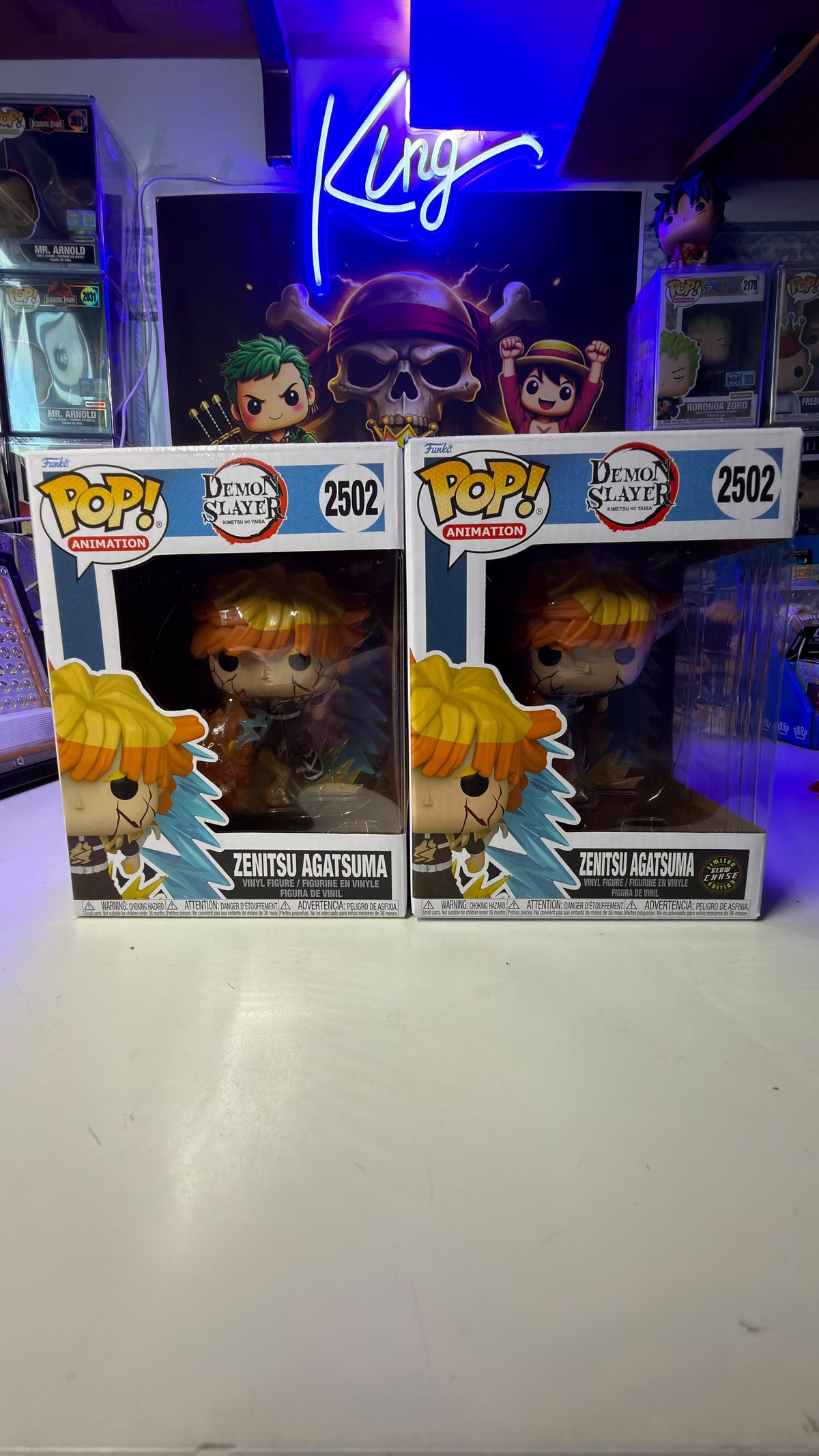Funko Pop Bundle Zenitsu Agatsuma 2502  GlowChase Demon Slayer