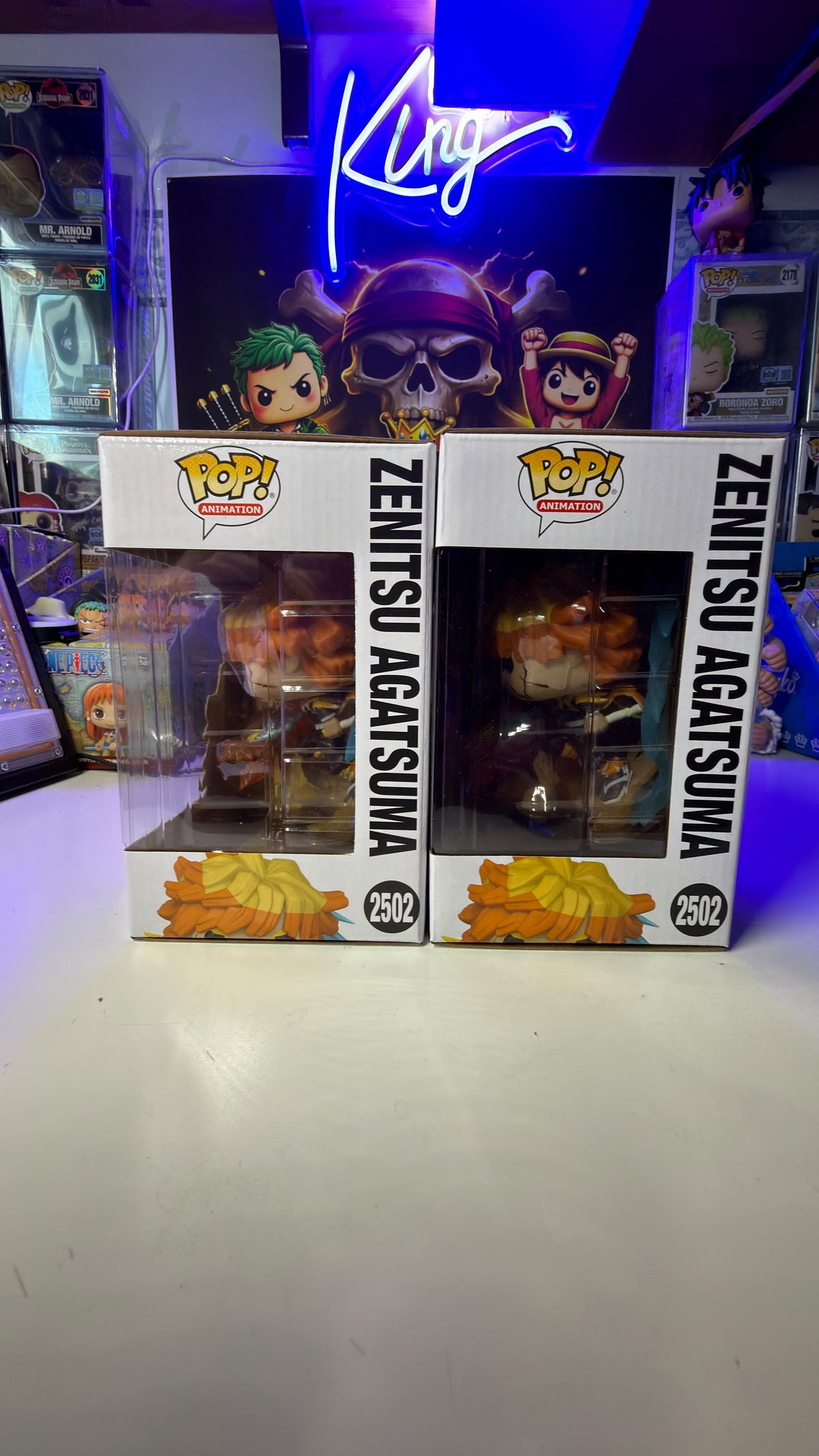 Funko Pop Bundle Zenitsu Agatsuma 2502  GlowChase Demon Slayer