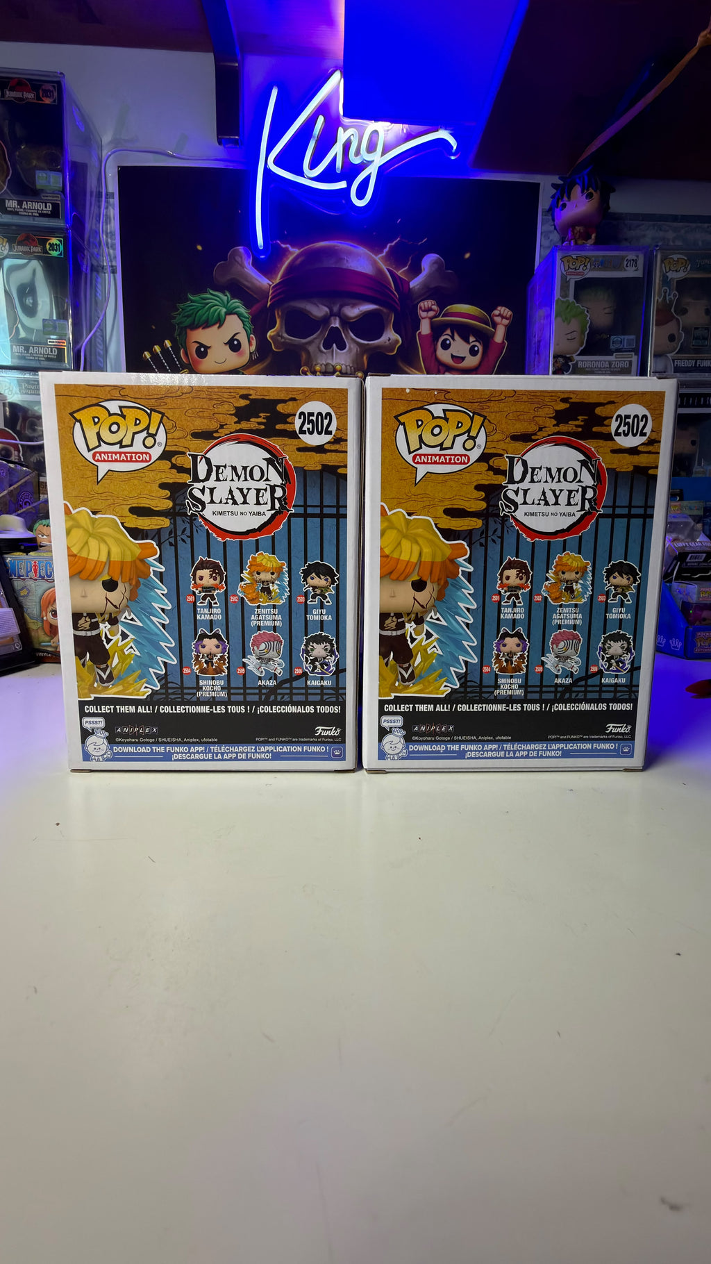 Funko Pop Bundle Zenitsu Agatsuma 2502  GlowChase Demon Slayer