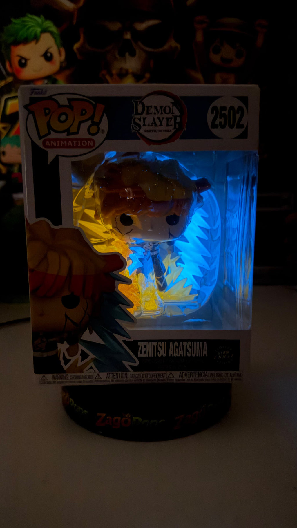 Funko Pop Bundle Zenitsu Agatsuma 2502  GlowChase Demon Slayer