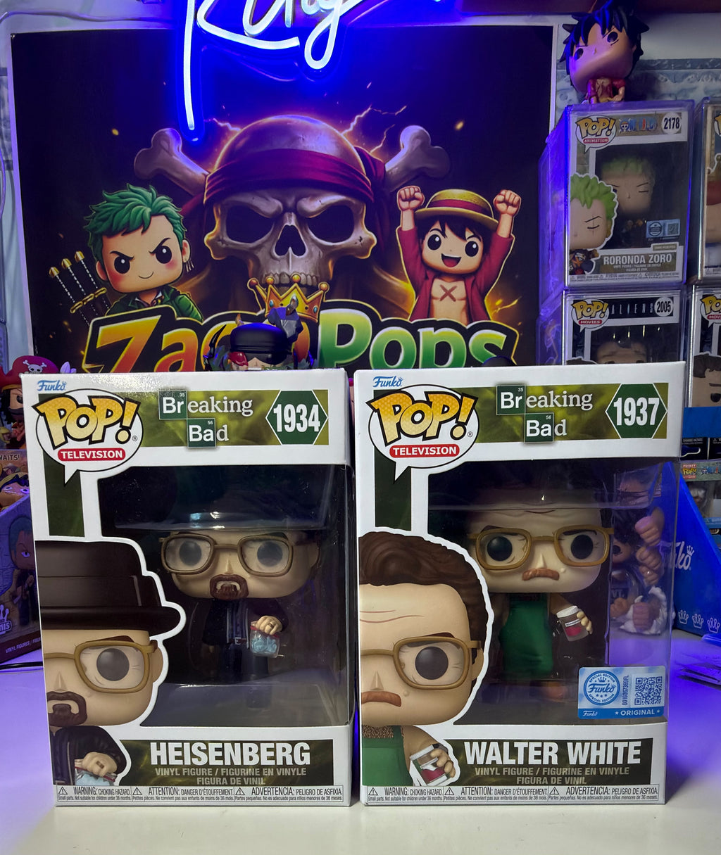 Funko Pop Bundle Breaking Bad Heisenberg & Walter White