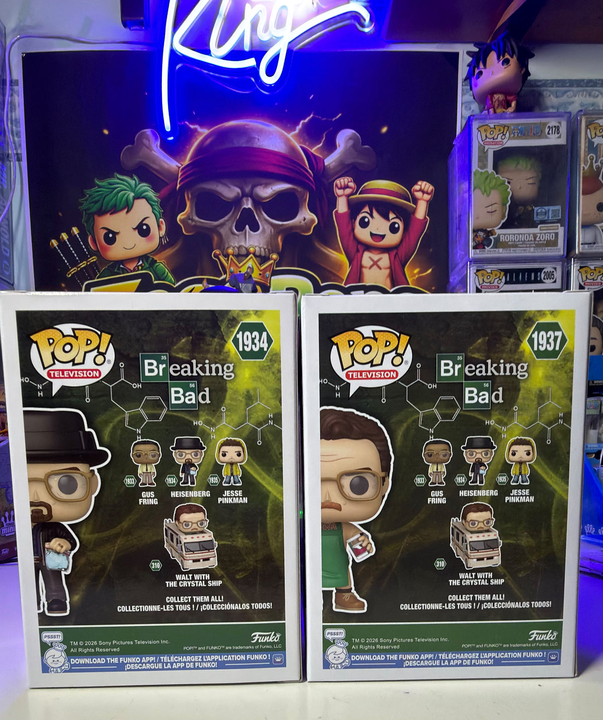 Funko Pop Bundle Breaking Bad Heisenberg & Walter White
