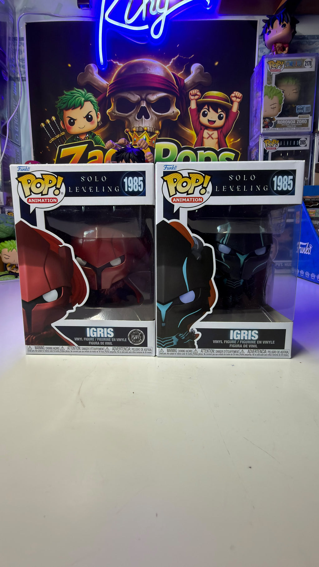 Funko Pop Bundle Igris 1985 Chase Metallic Solo Leveling