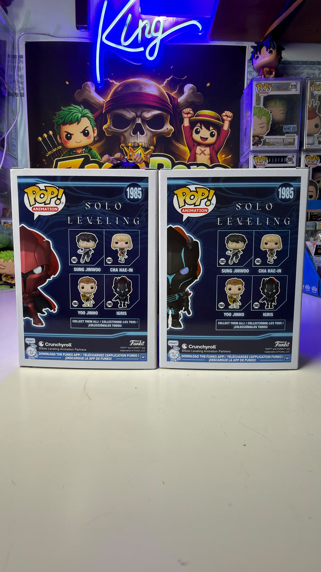Funko Pop Bundle Igris 1985 Chase Metallic Solo Leveling