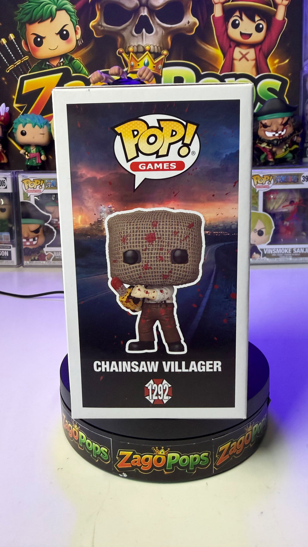 Funko Pop Chainsaw Villager 1292 Resident Evil