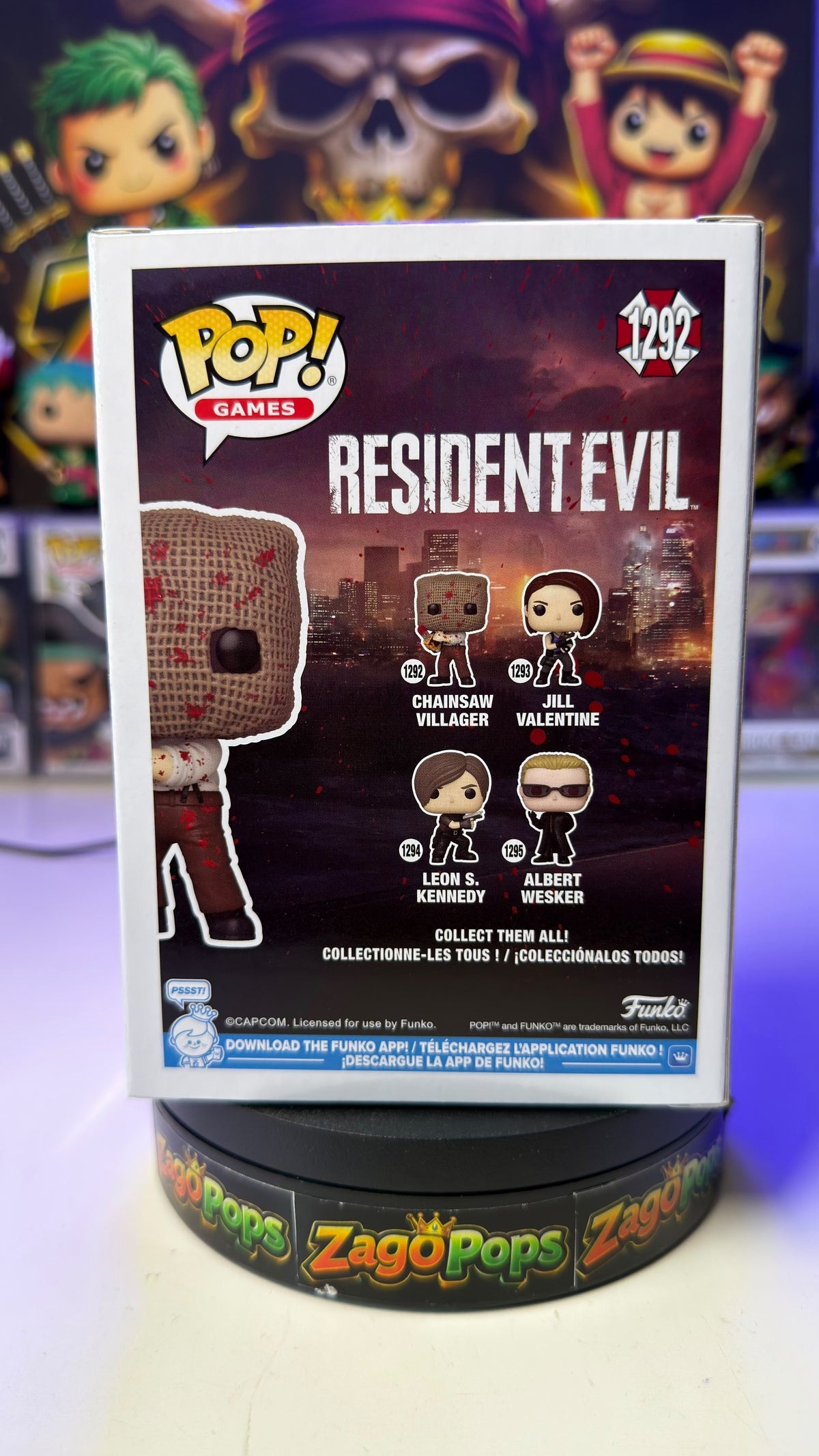 Funko Pop Chainsaw Villager 1292 Resident Evil