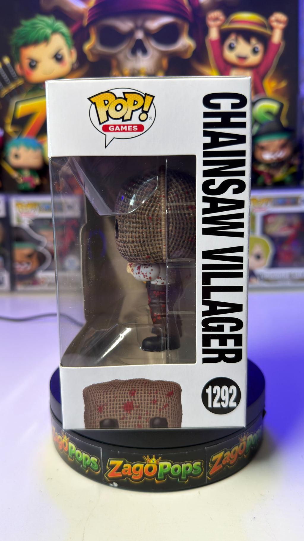 Funko Pop Chainsaw Villager 1292 Resident Evil