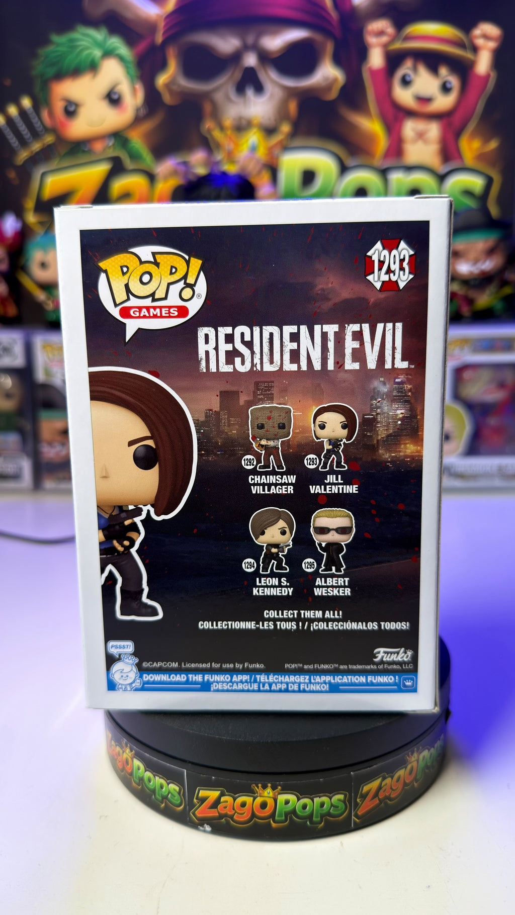 Funko Pop Jill Valentine 1293 Resident Evil