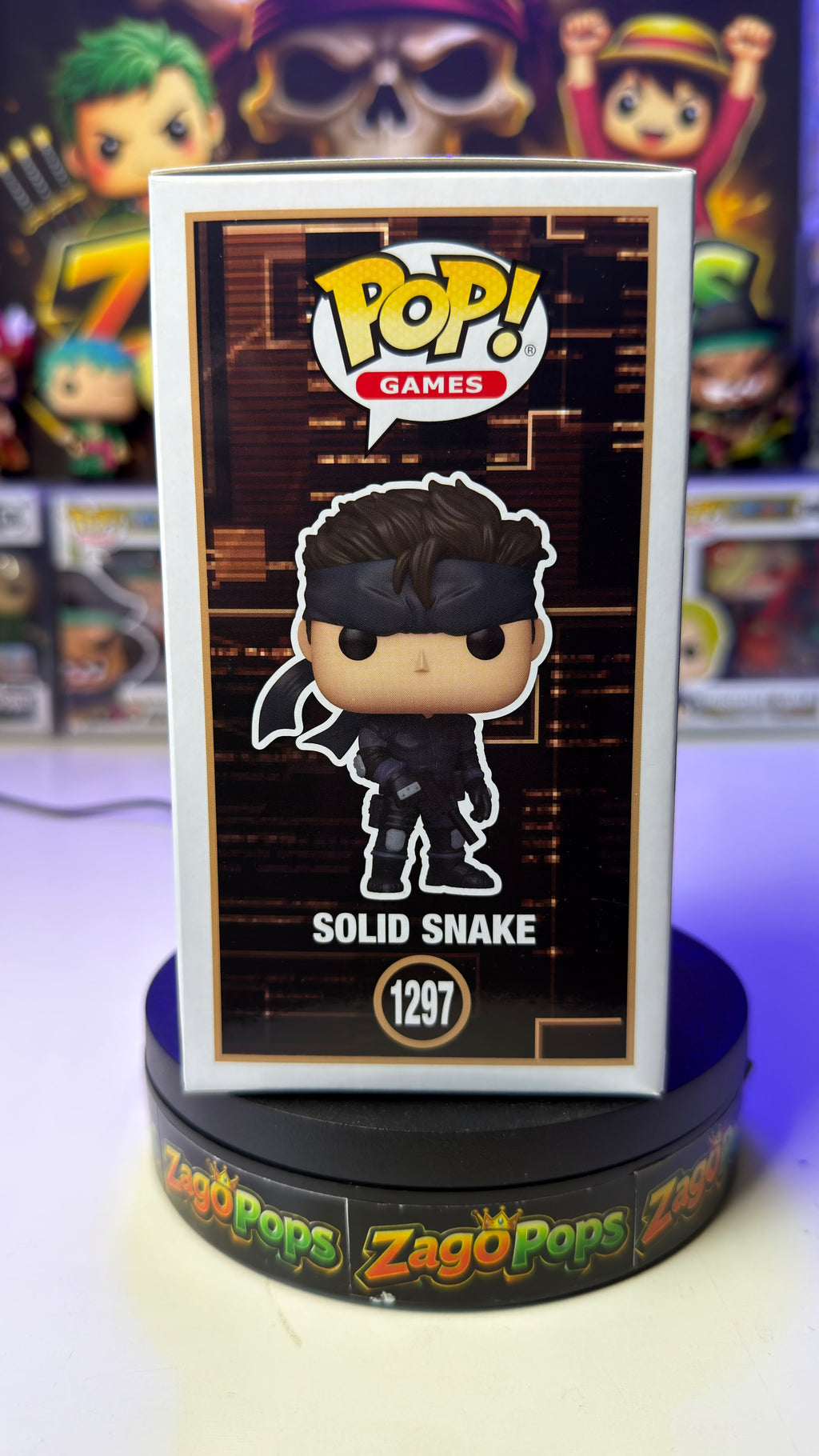 Funko Pop Solid Snake 1297 Metal Gear Solid