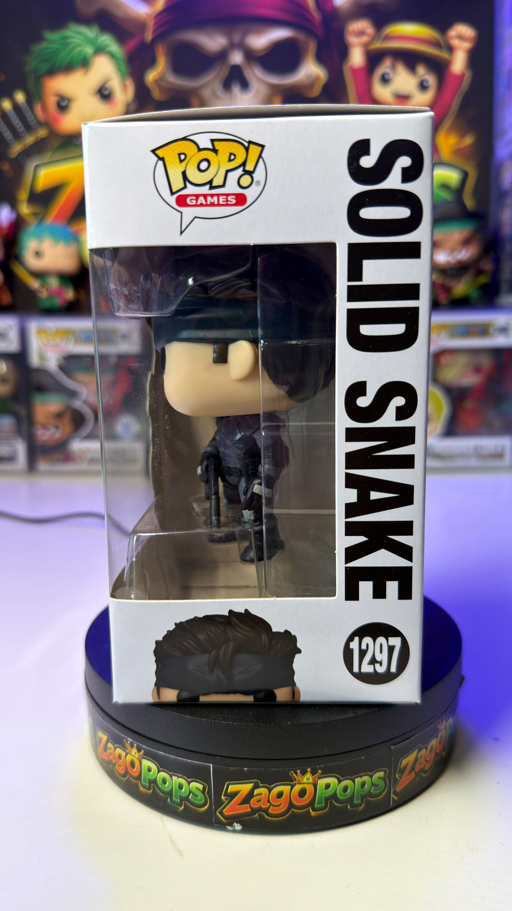 Funko Pop Solid Snake 1297 Metal Gear Solid