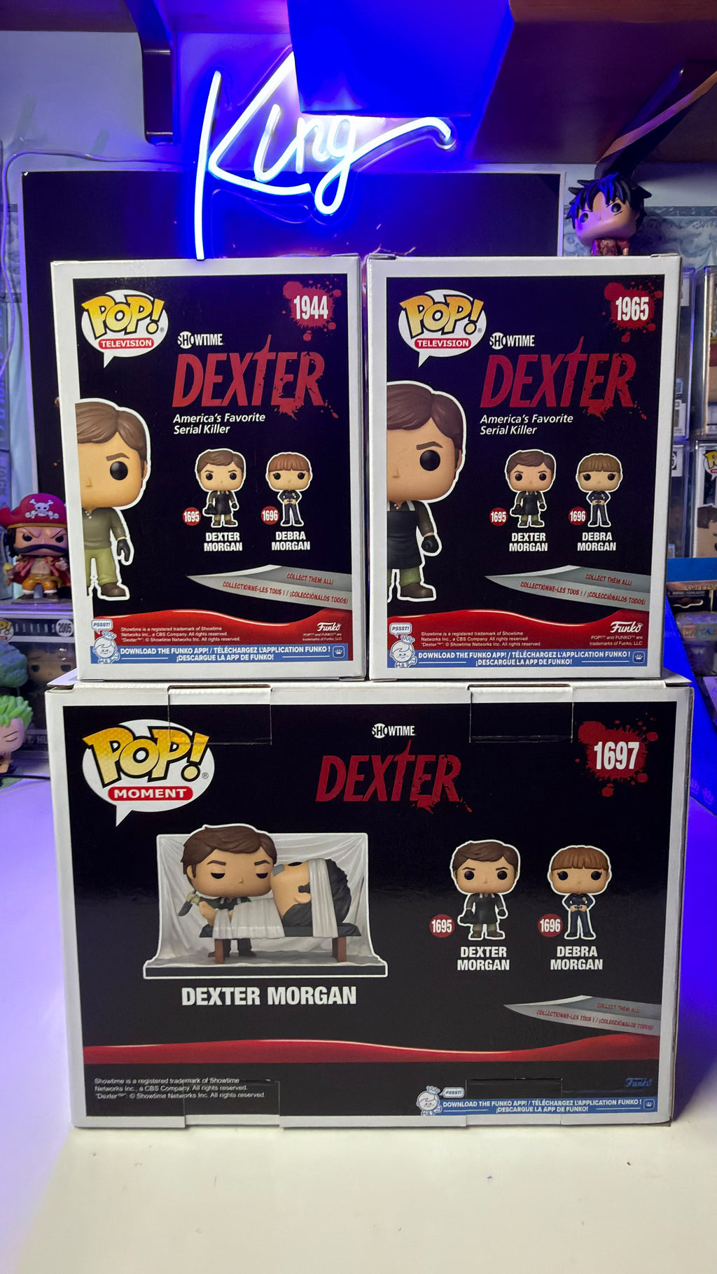 Funko Pop Bundle Dexter Morgan