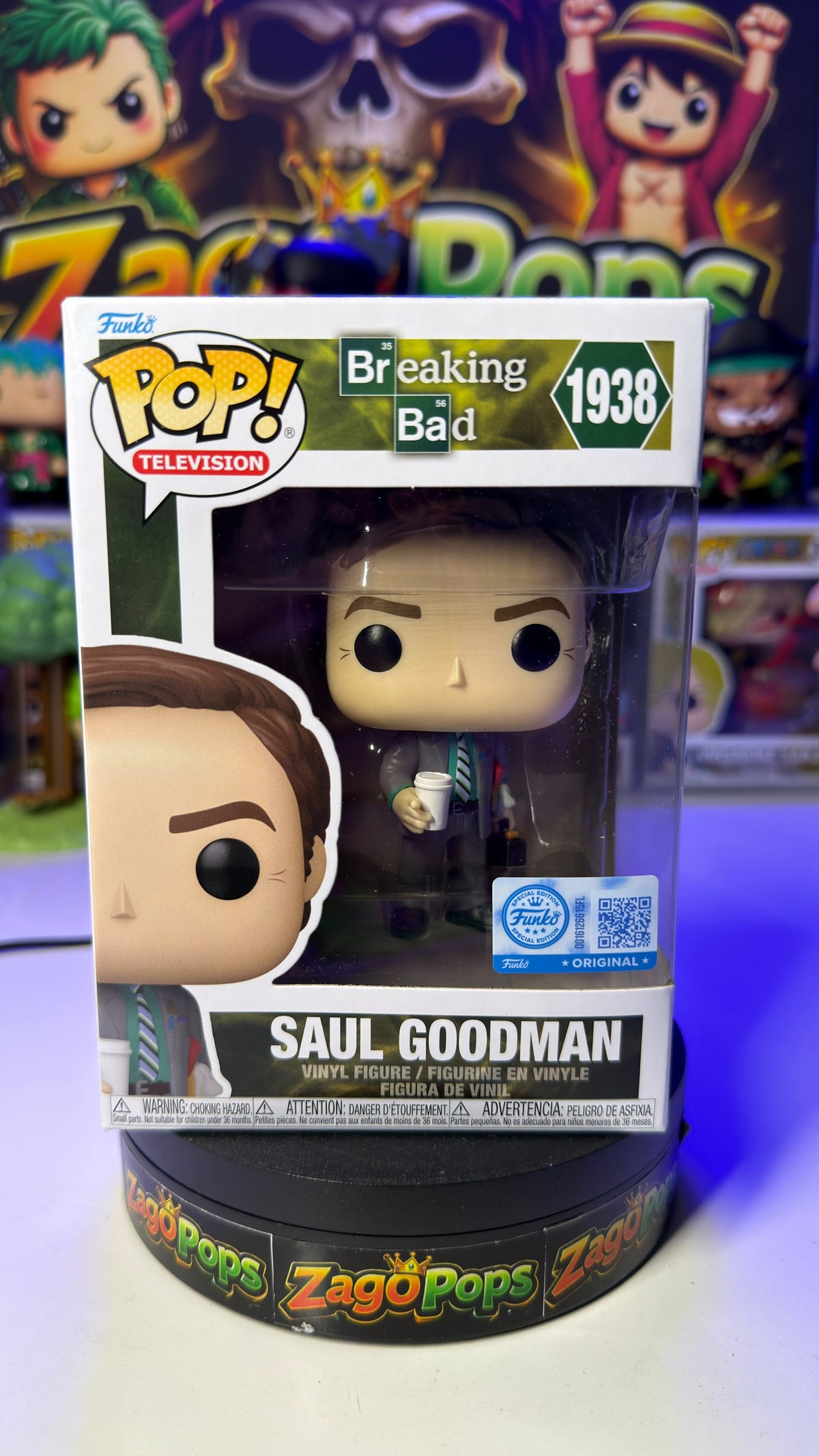 Funko Pop Saul Goodman 1938 Breaking Bad