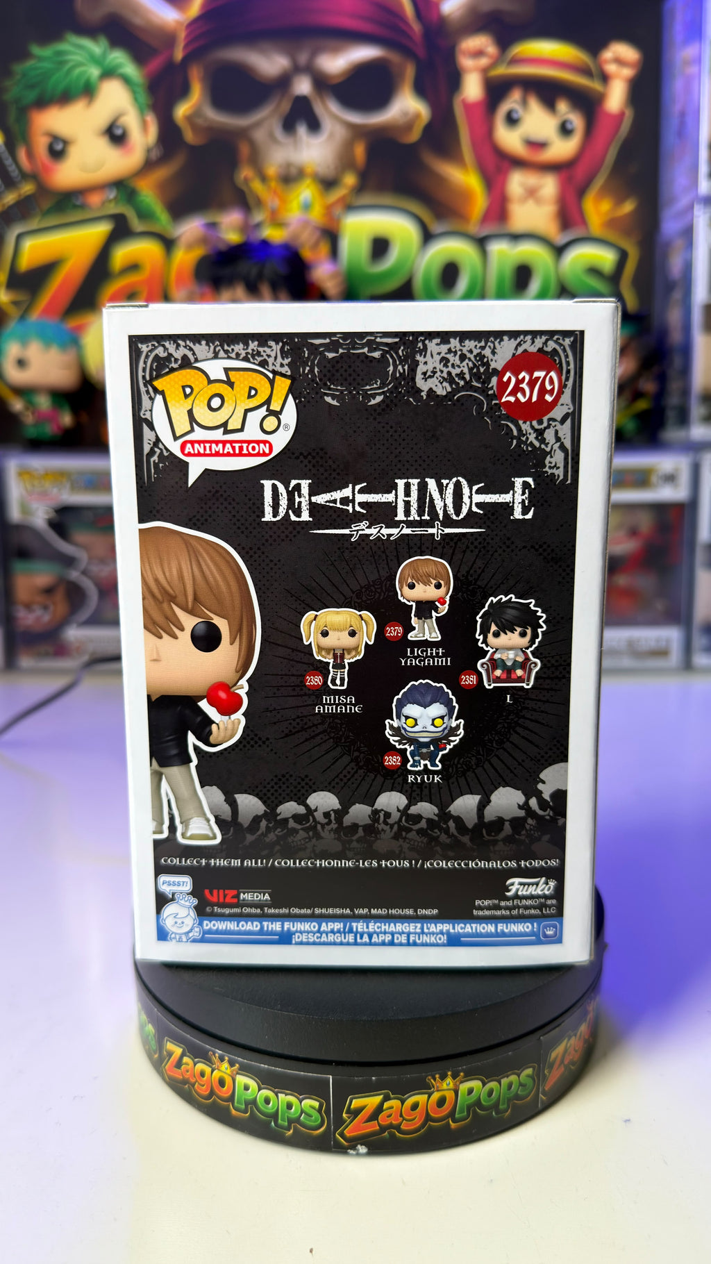 Funko Pop Light Yagami 2379 Death Note