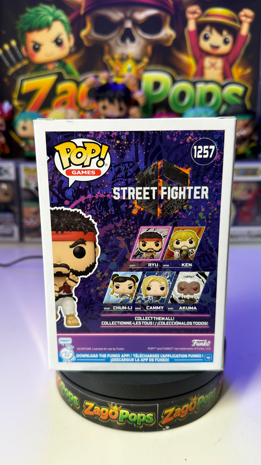 Funko Pop Ryu 1257 Street Fighter