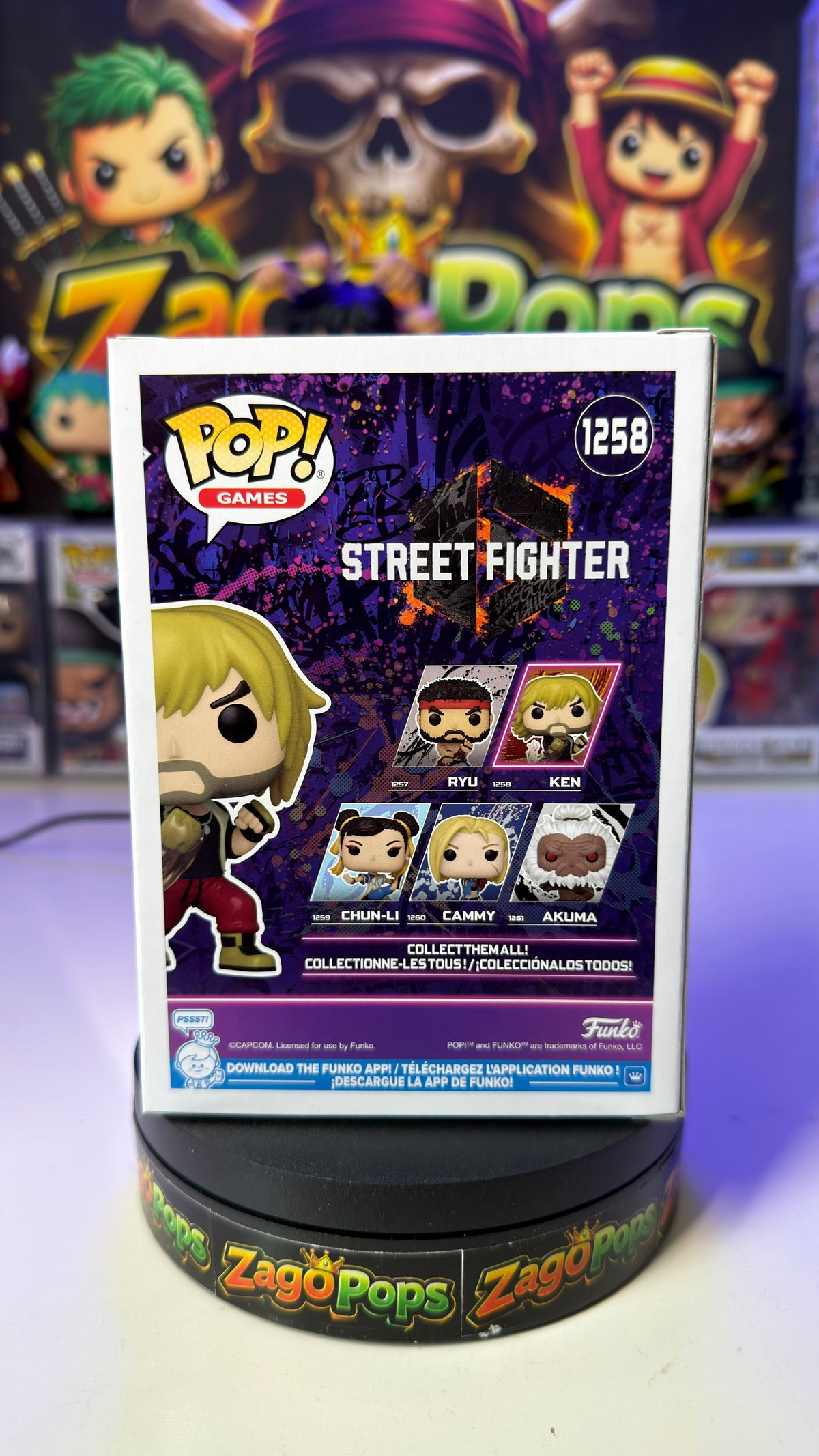 Funko Pop Ken 1258 Street Fighter